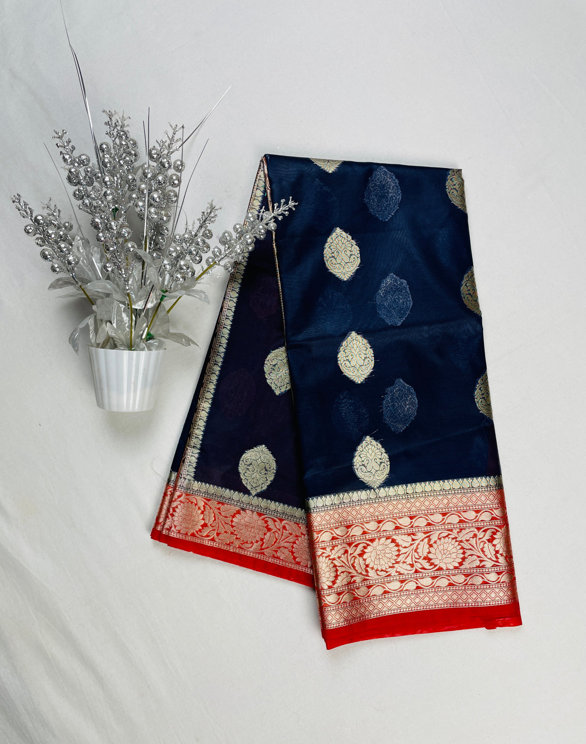 ✨ Banarasi Premium Dyeable Dupion Silk Sarees ✨