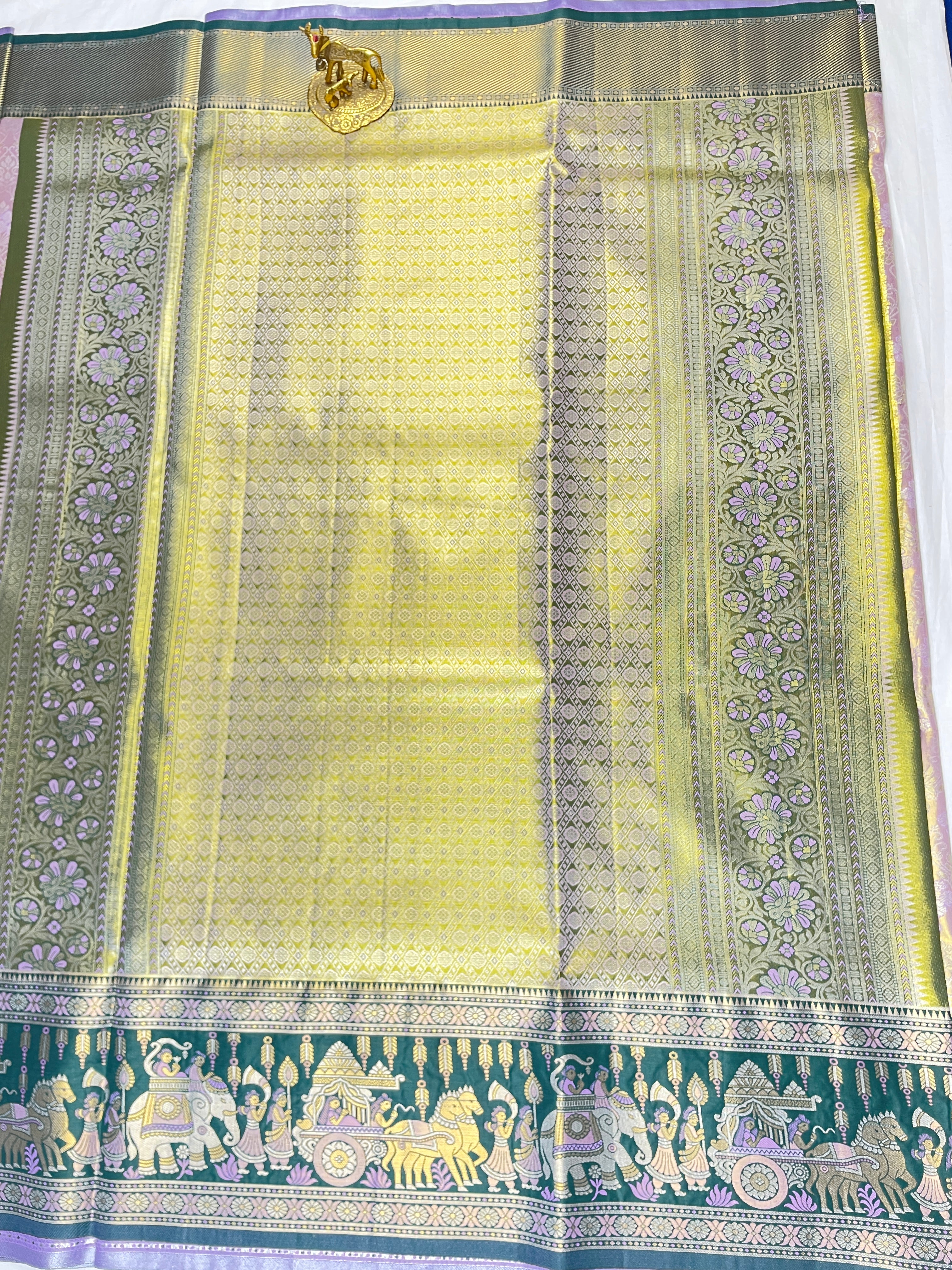 Kanchipattu Meenakari sarees