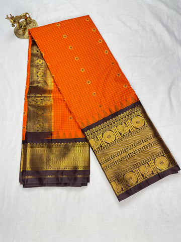 Semi Gadwal Sarees vintage version