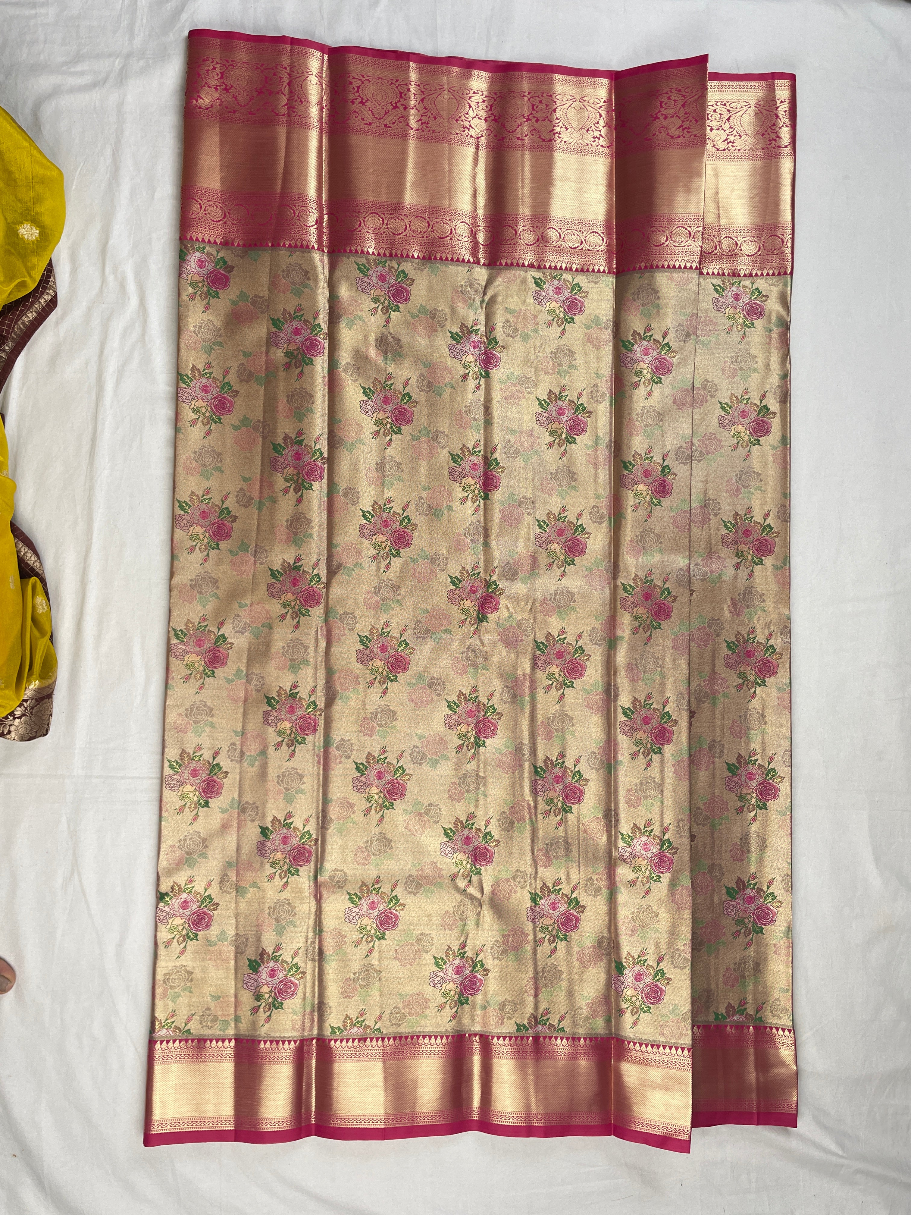 Semi Tissue Bridal Sarees