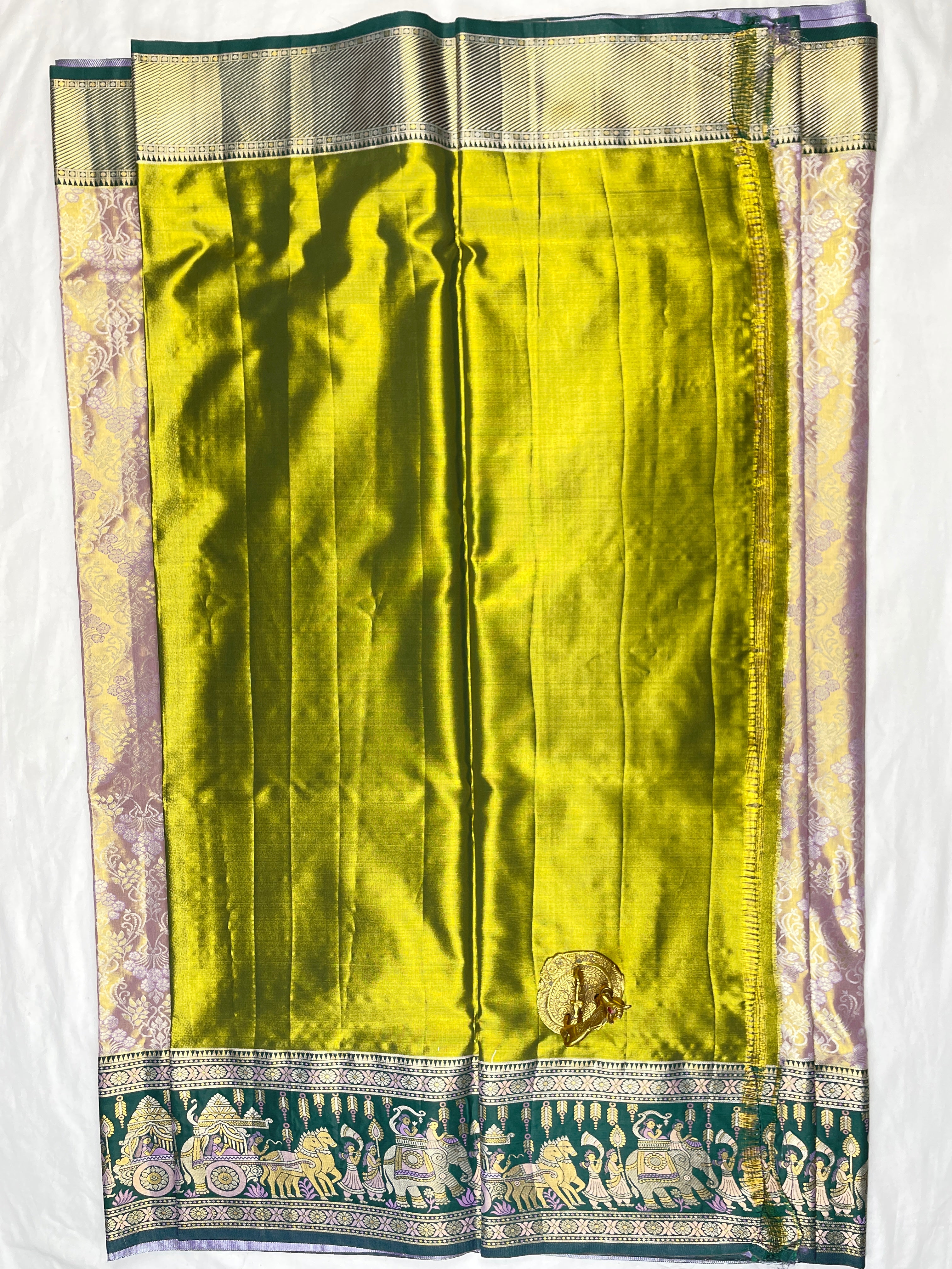 Kanchipattu Meenakari sarees