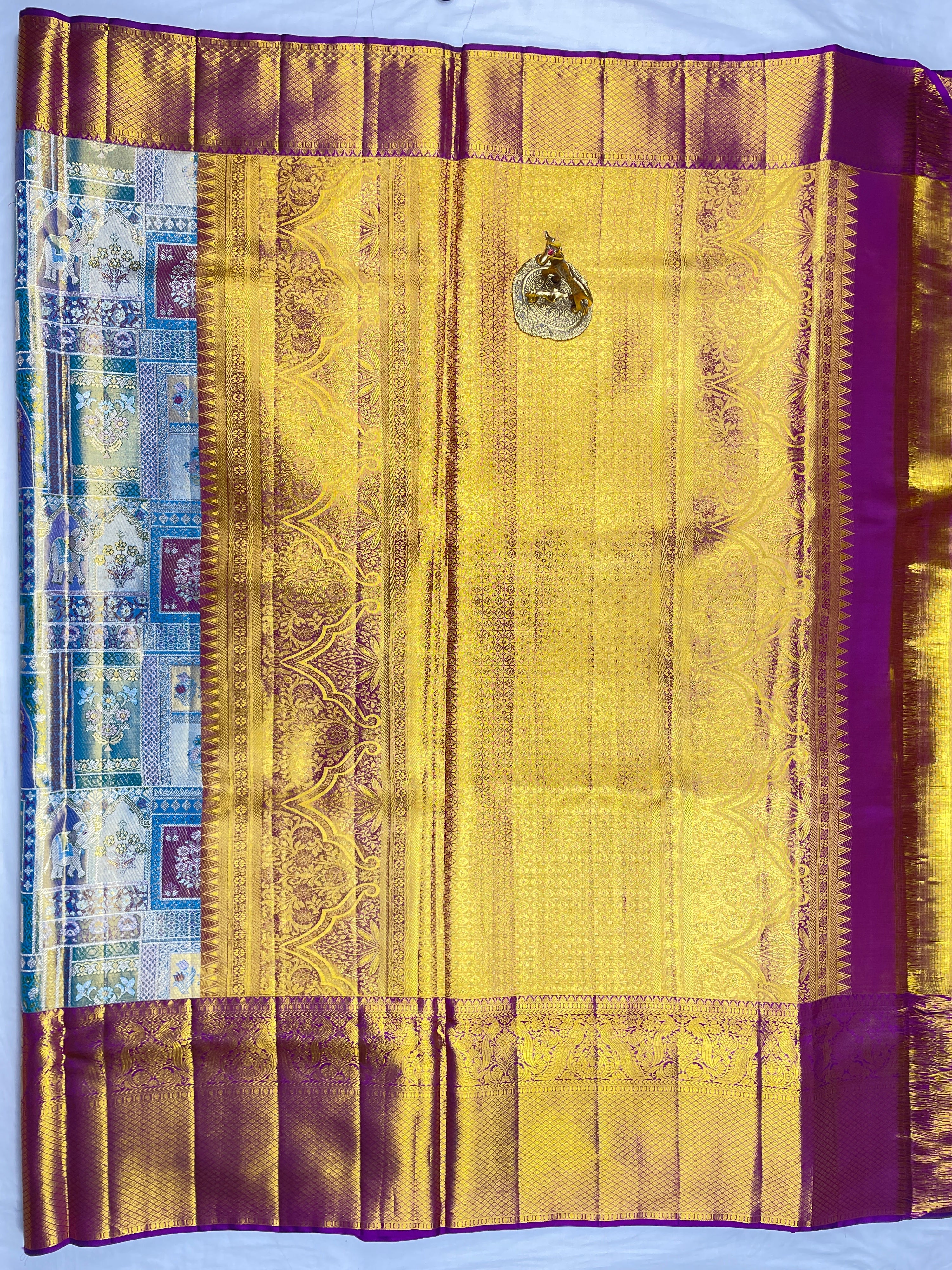 4K weaving Kanchipattu Pure Handloom Saree