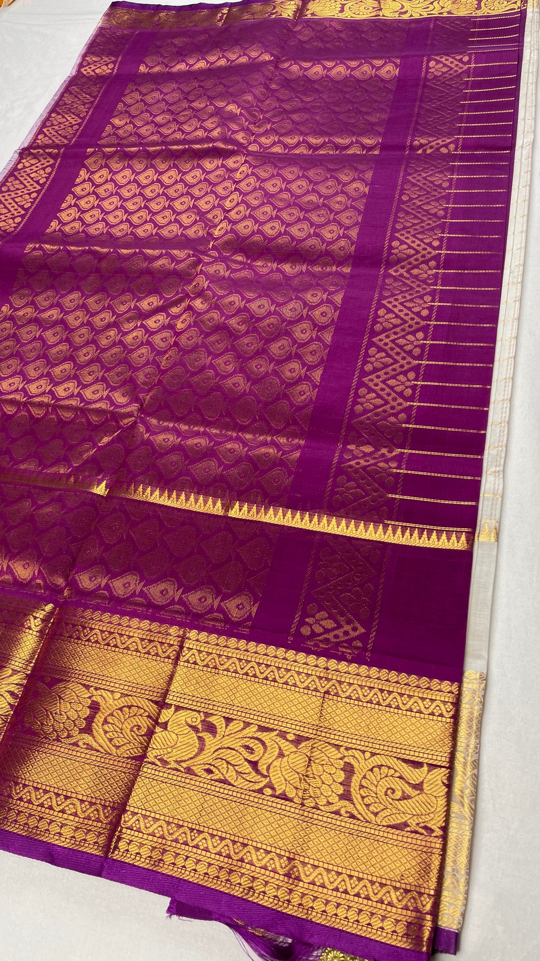 Mangalagiri Pattu Saree Pure Handloom