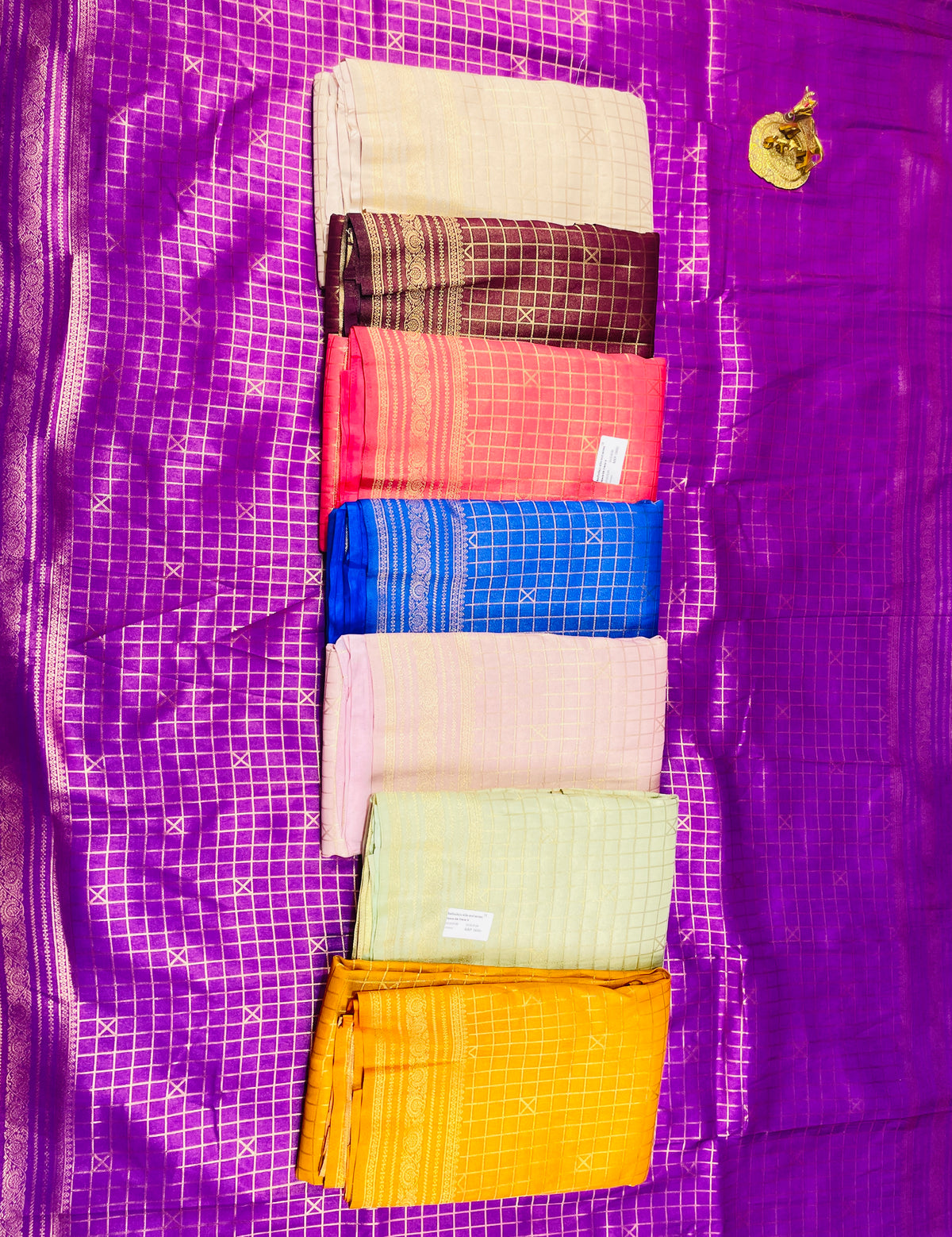 Premium Georgette Vintage checks