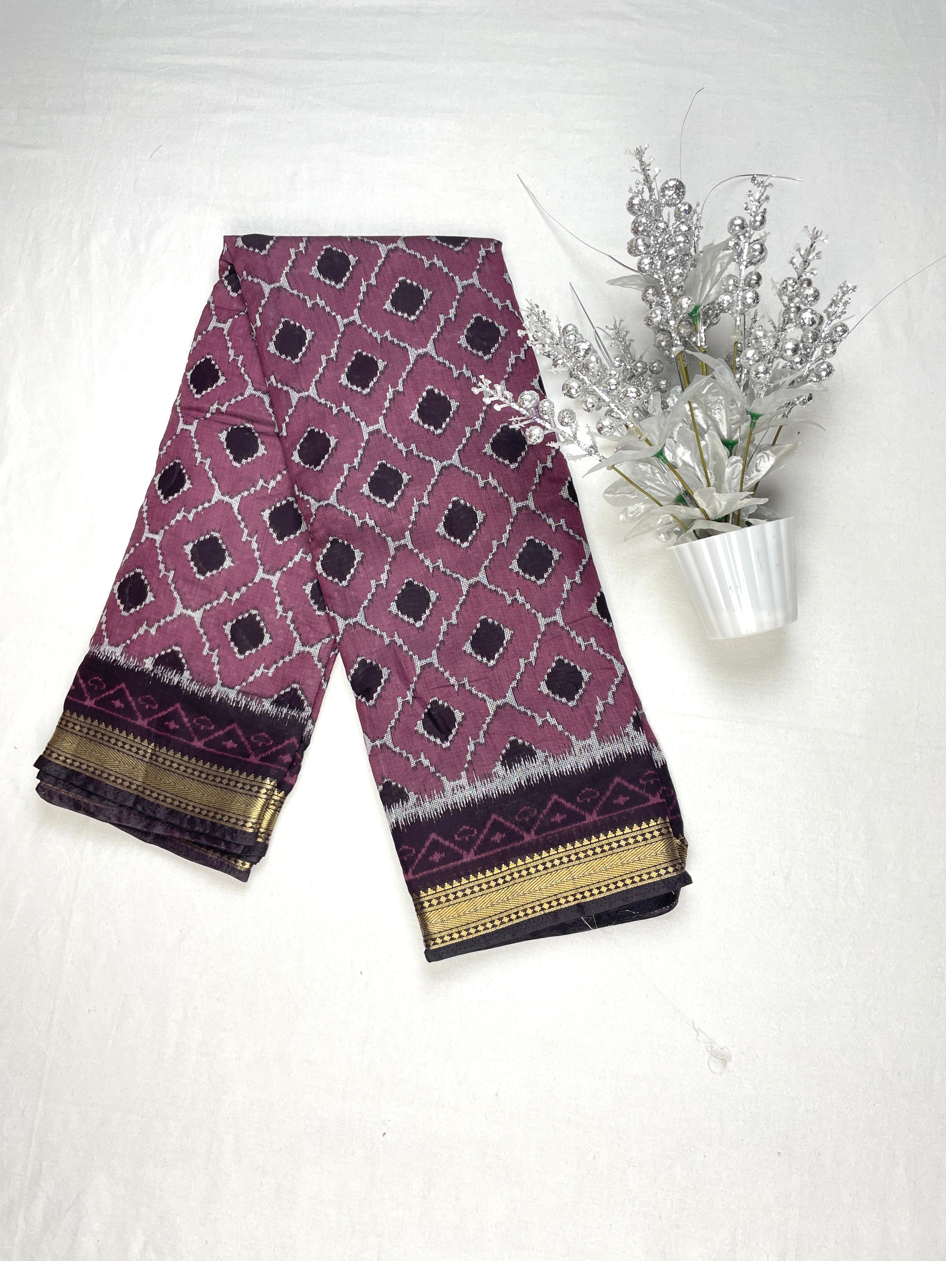 Maheshwari silk saree