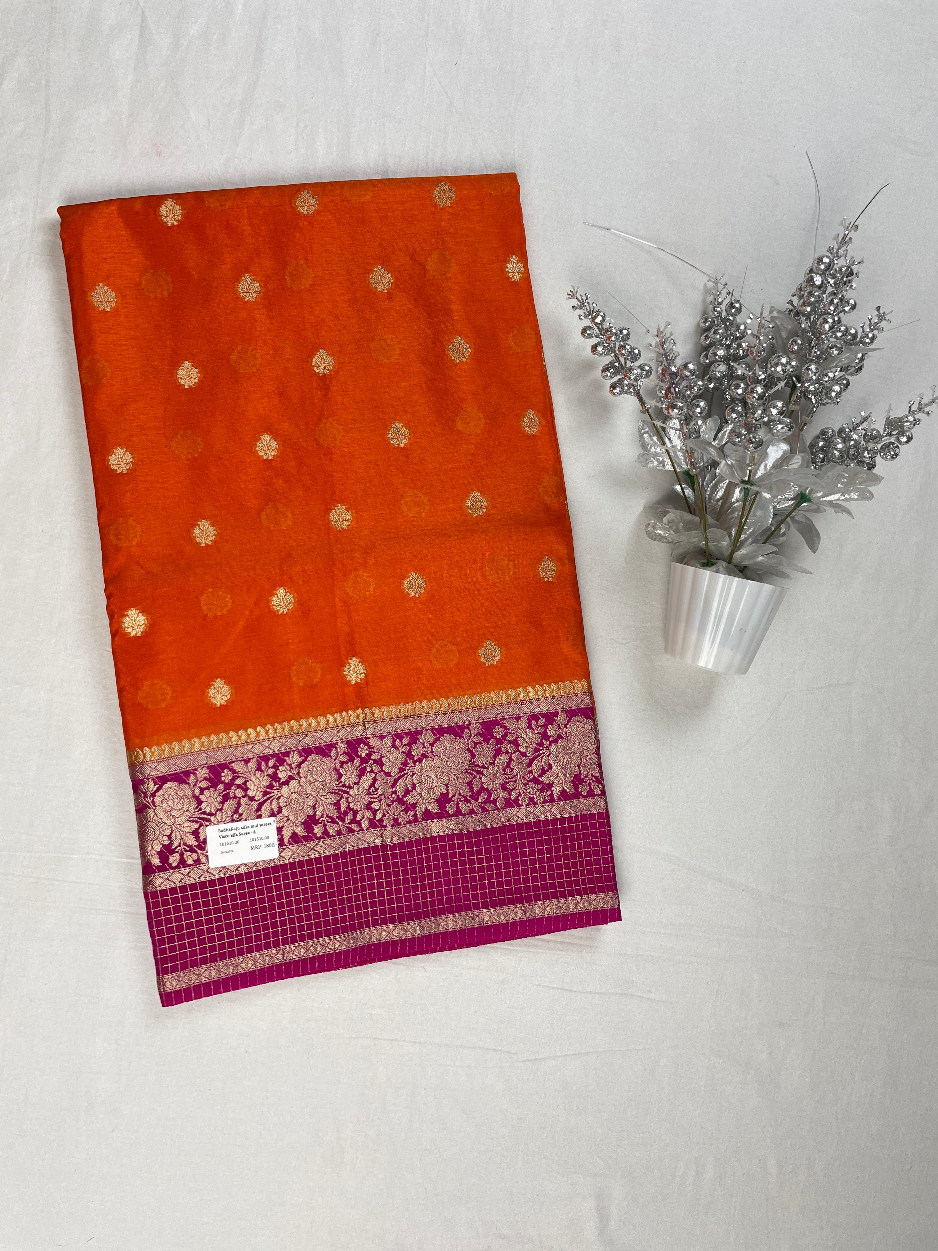 Viscos Silk Fancy Wear Saree