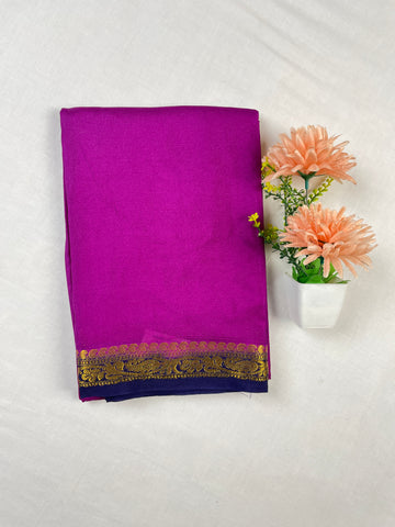 Mysore crape Saree