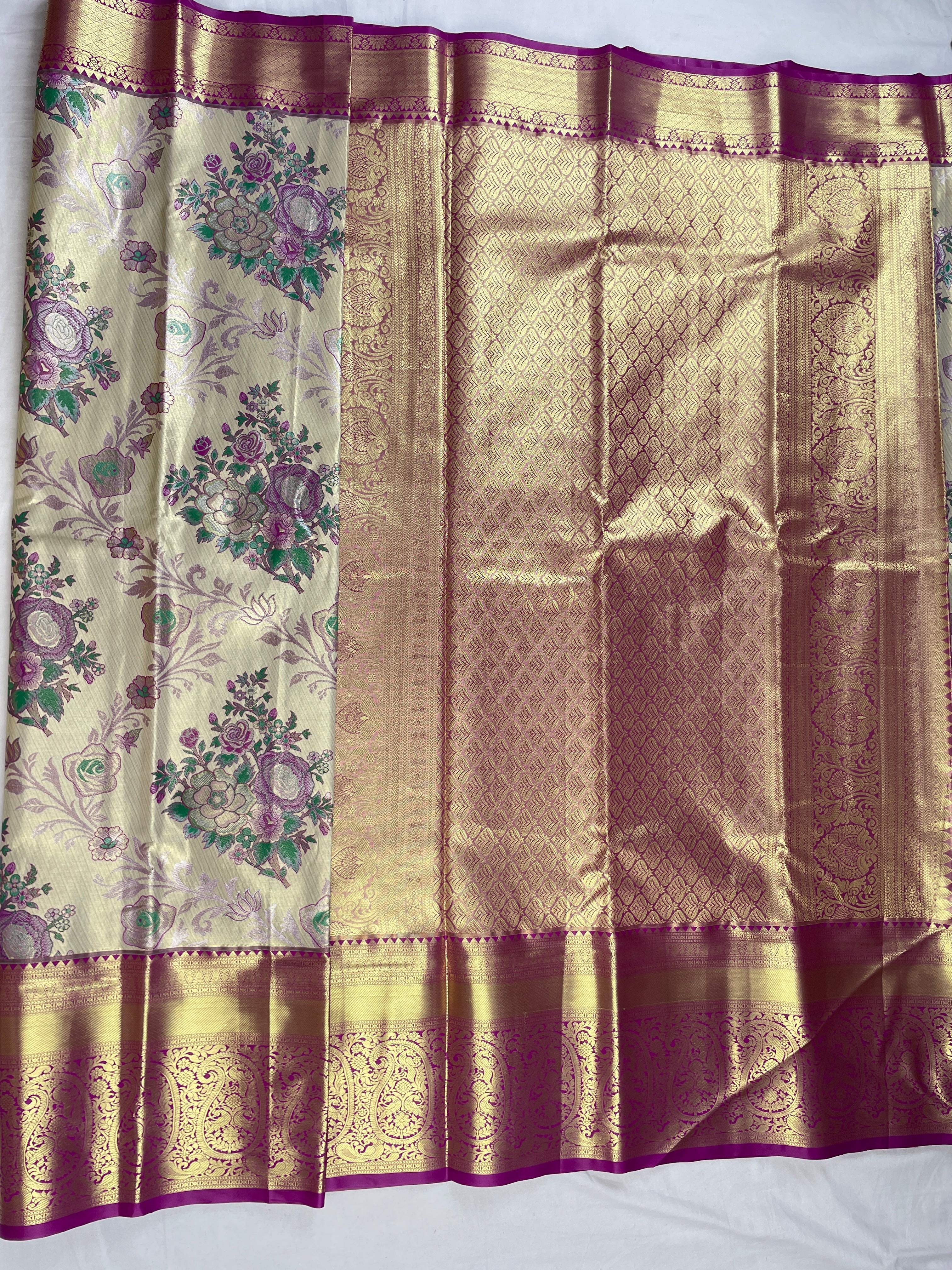 Semi Tissue Bridal Sarees