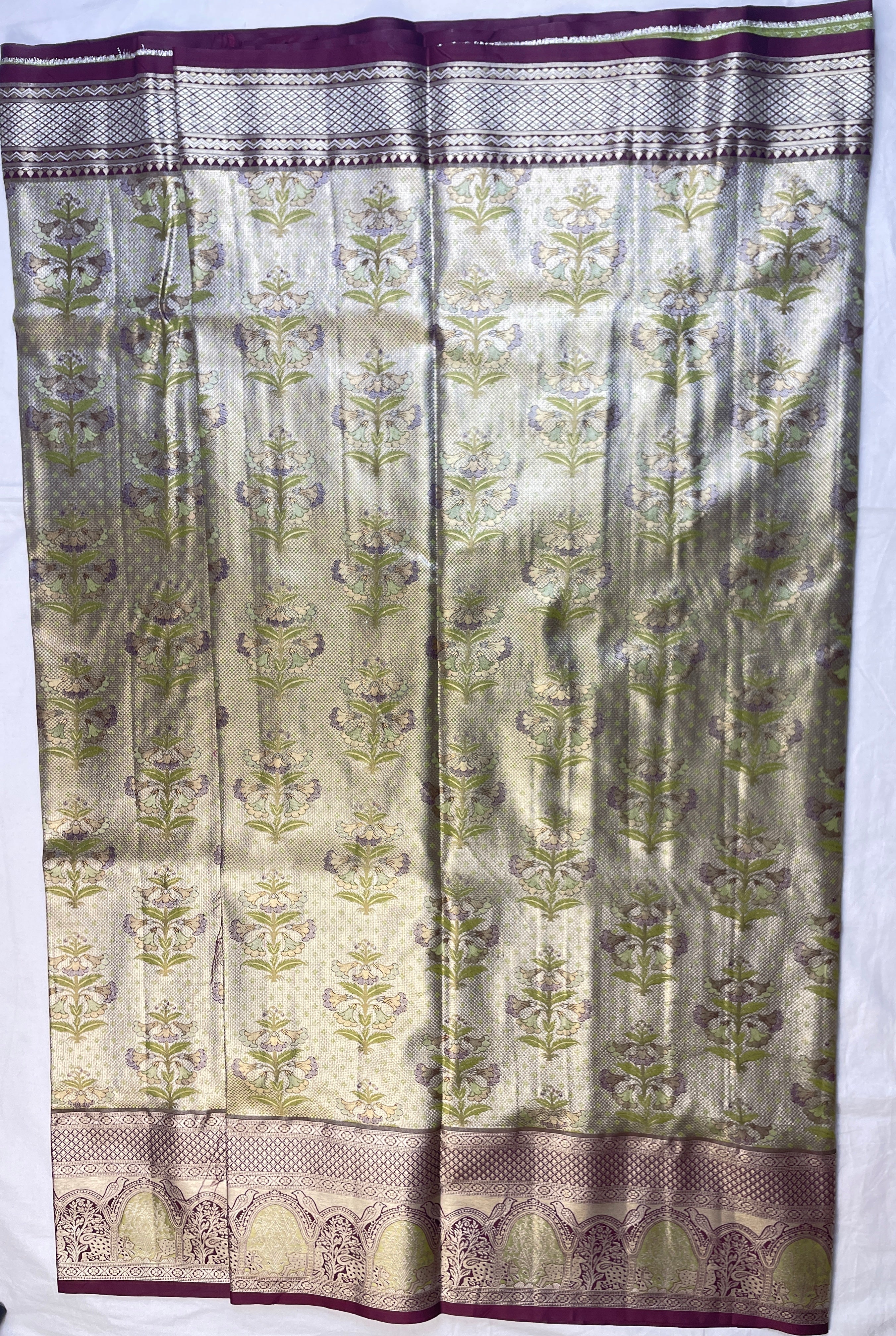 kanchipattu Meenakari Sarees