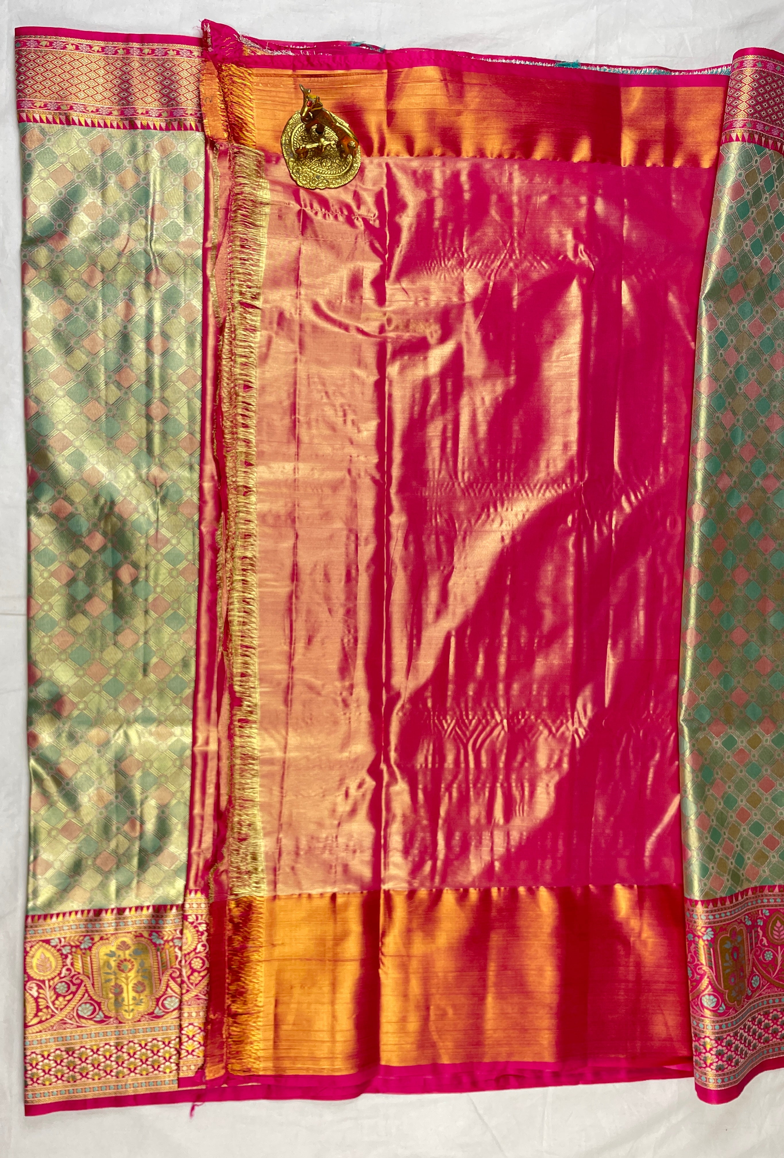 Kanchipattu Meenakari sarees
