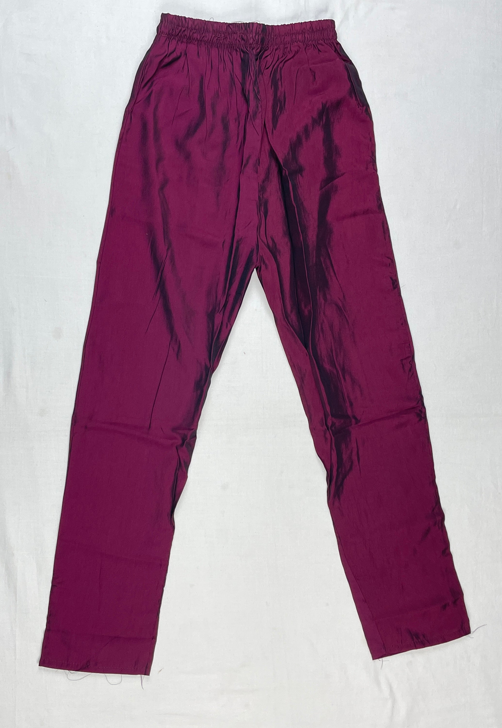 3 piece maroon kurthi set straight cut