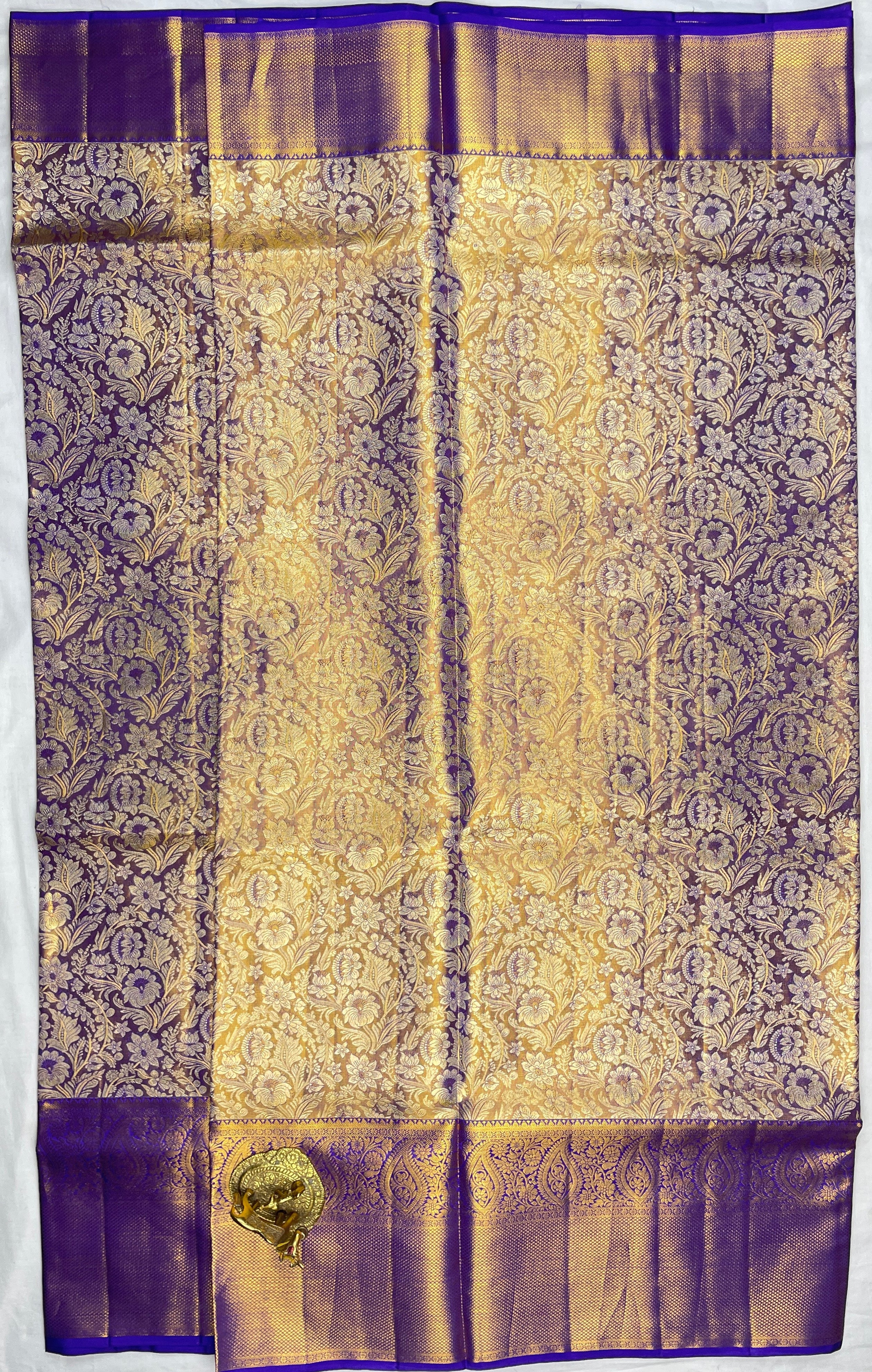 Kanchipattu pure Handloom silk mark certified  Bridal Saree