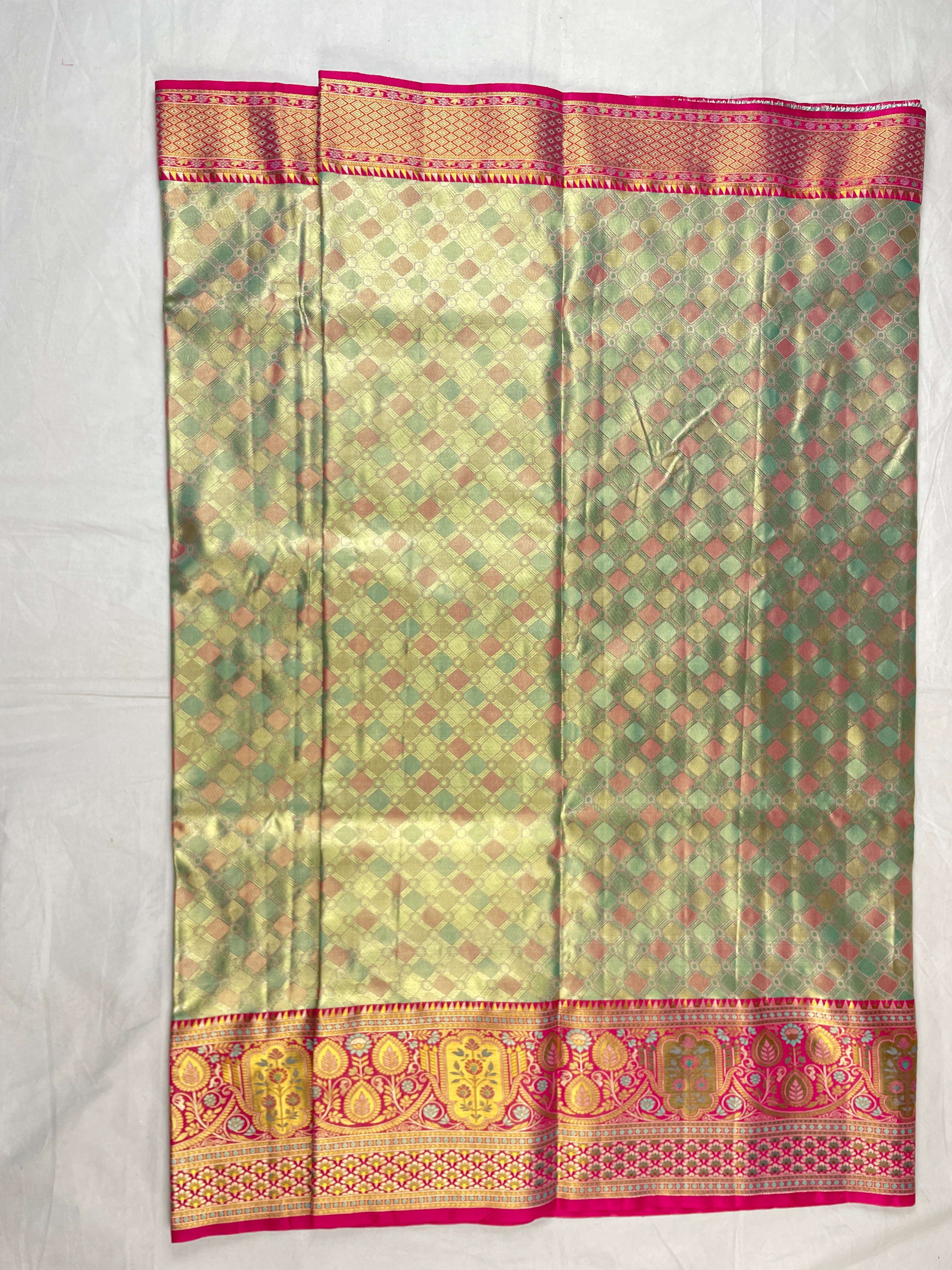 Kanchipattu Meenakari sarees