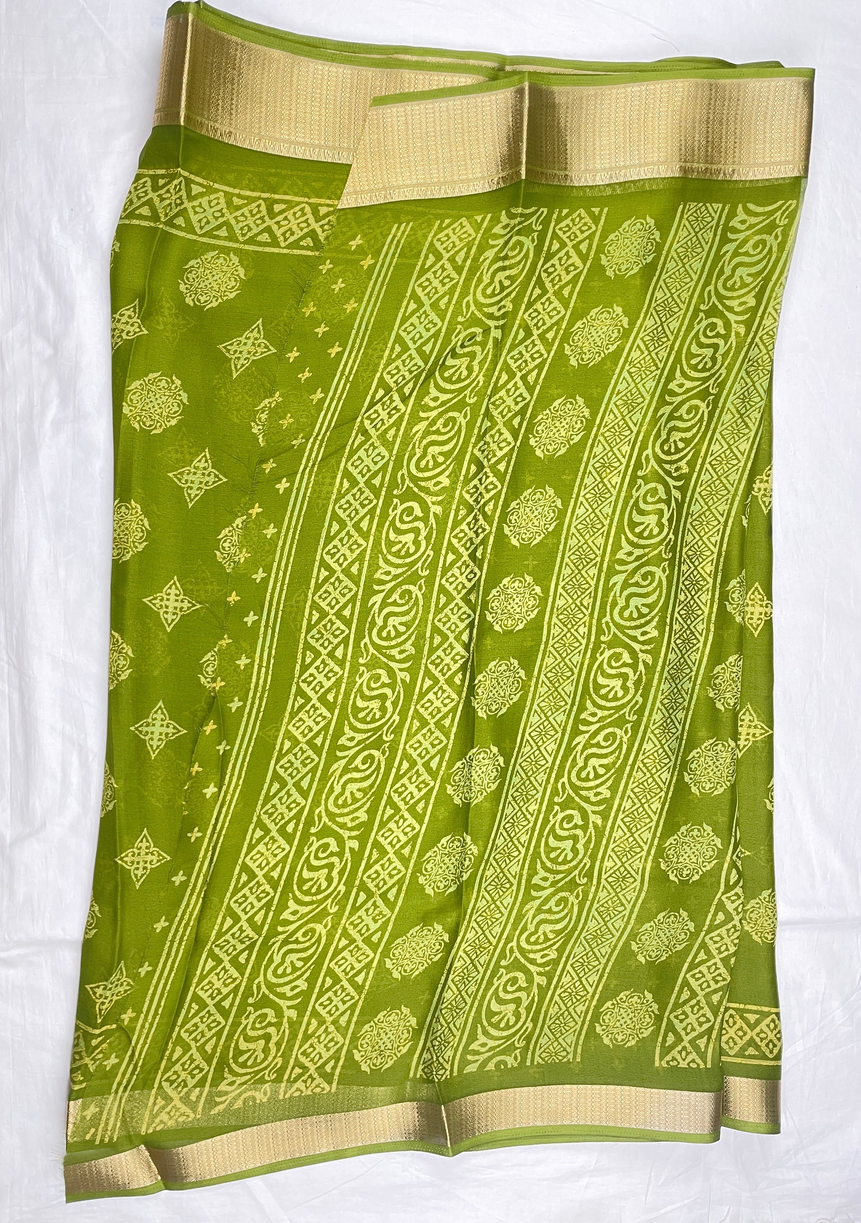 Georgette fancy wear saree