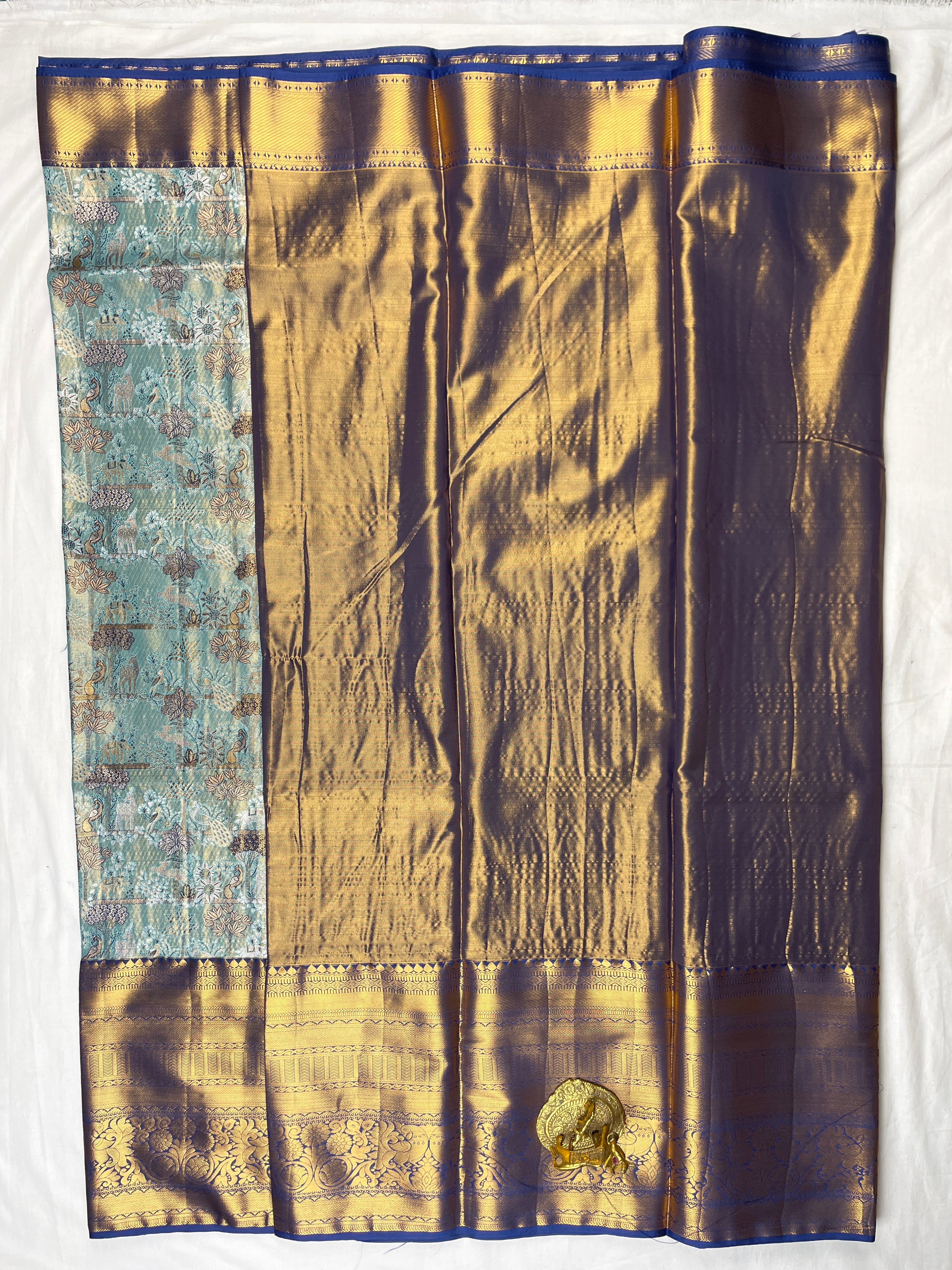 Kanachi pattu Meenakari Sarees