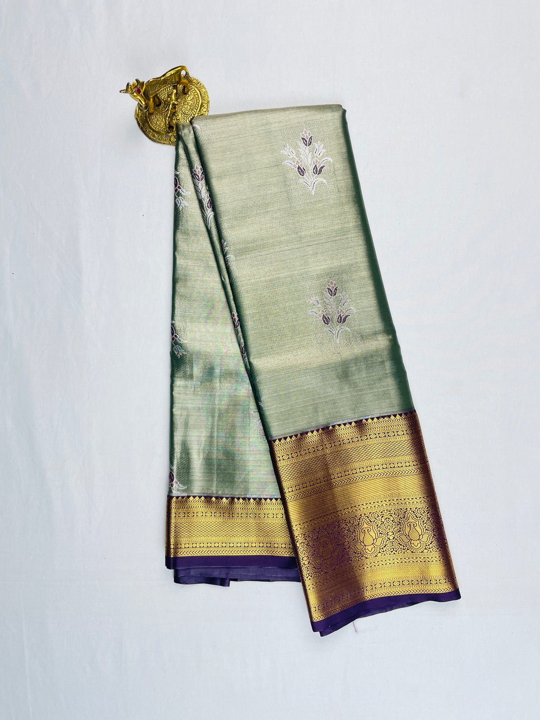 Kanchipattu Tissue Saree
