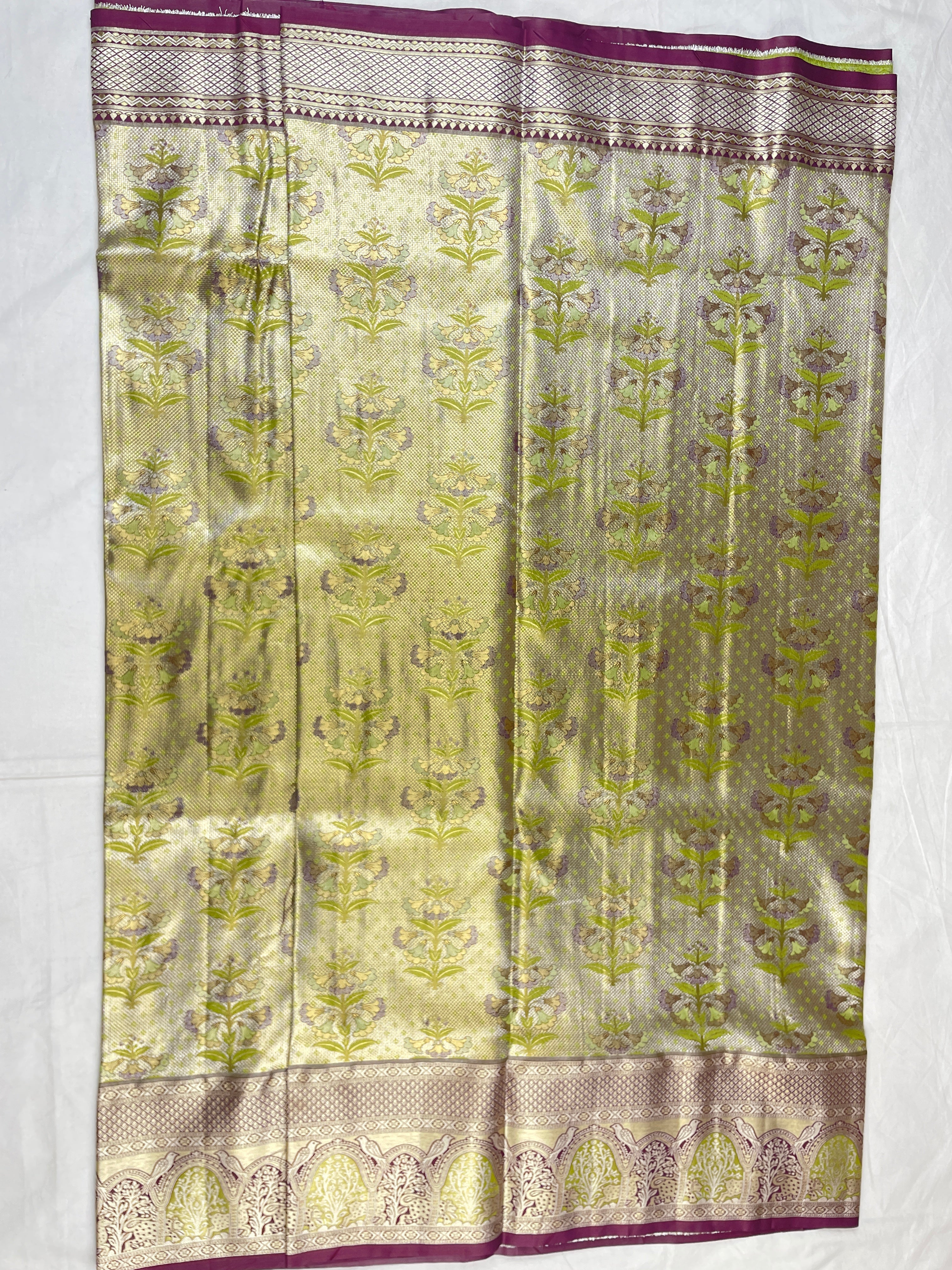 kanchipattu Meenakari Sarees