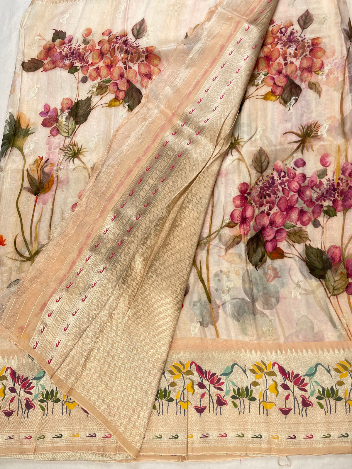 Premium Tussar Digital print sarees