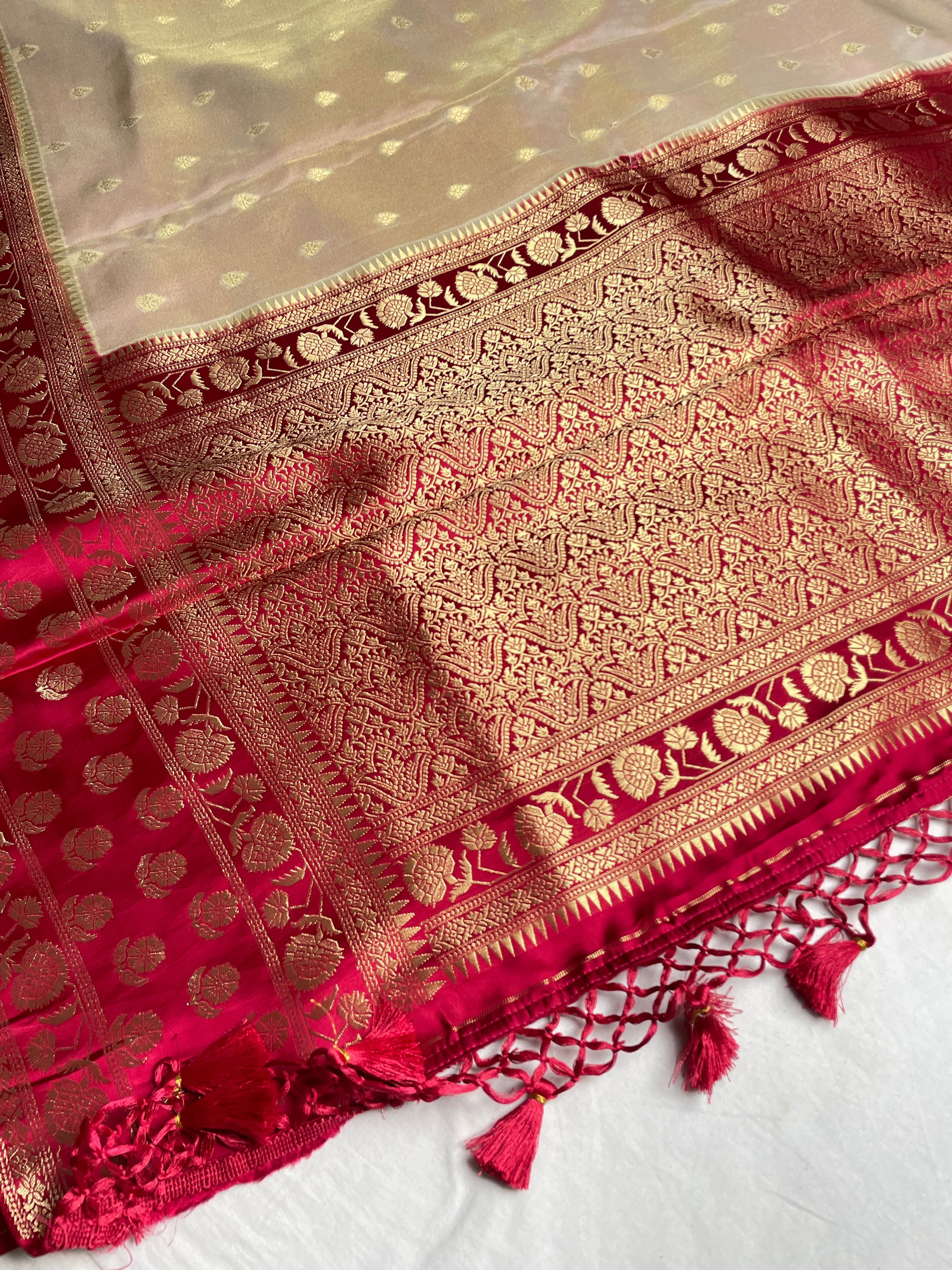 ✨ PREMIUM KASHMIRI SILK PARTY WEAR SAREE