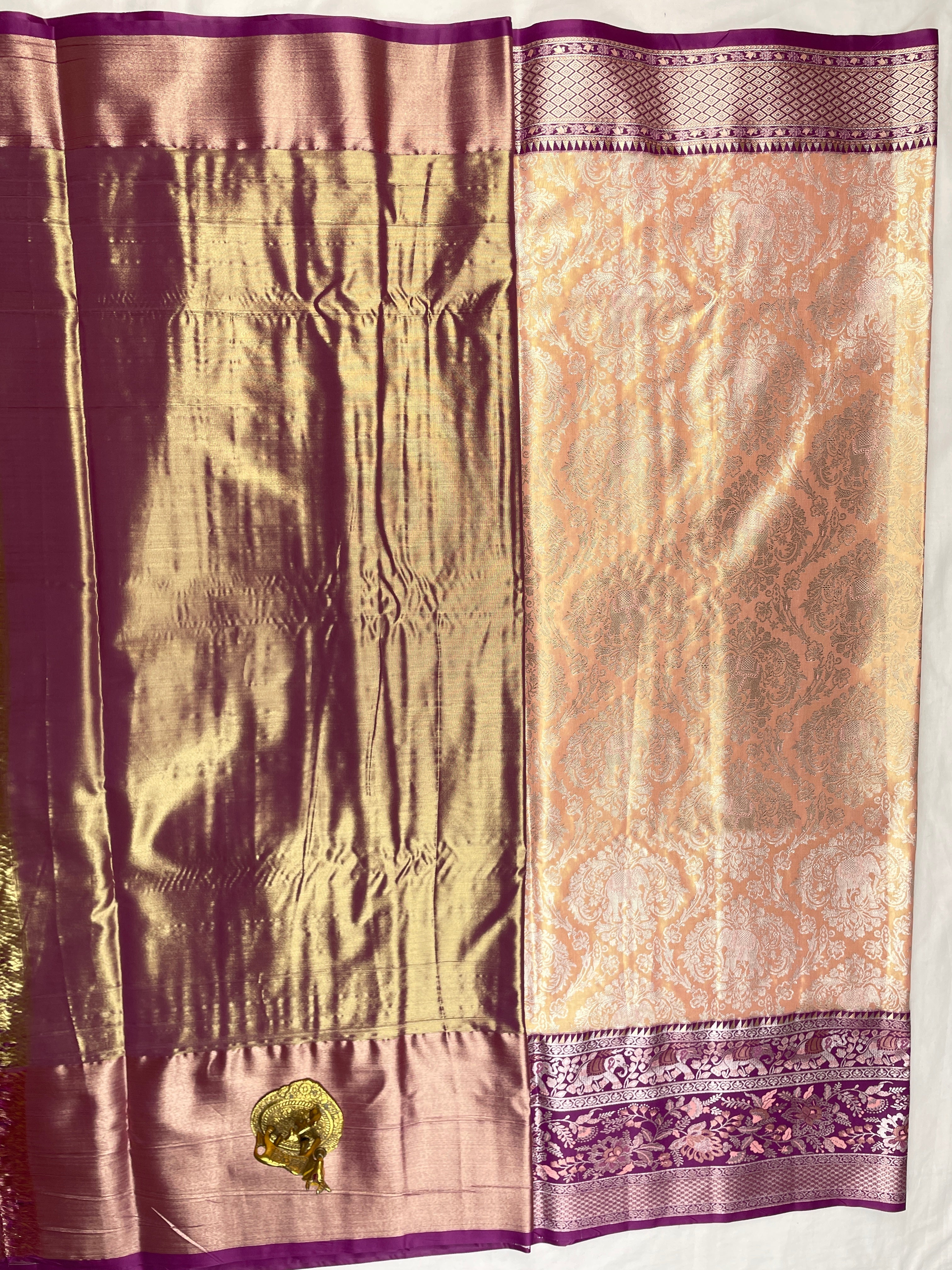 Kanchipattu Meenakari sarees