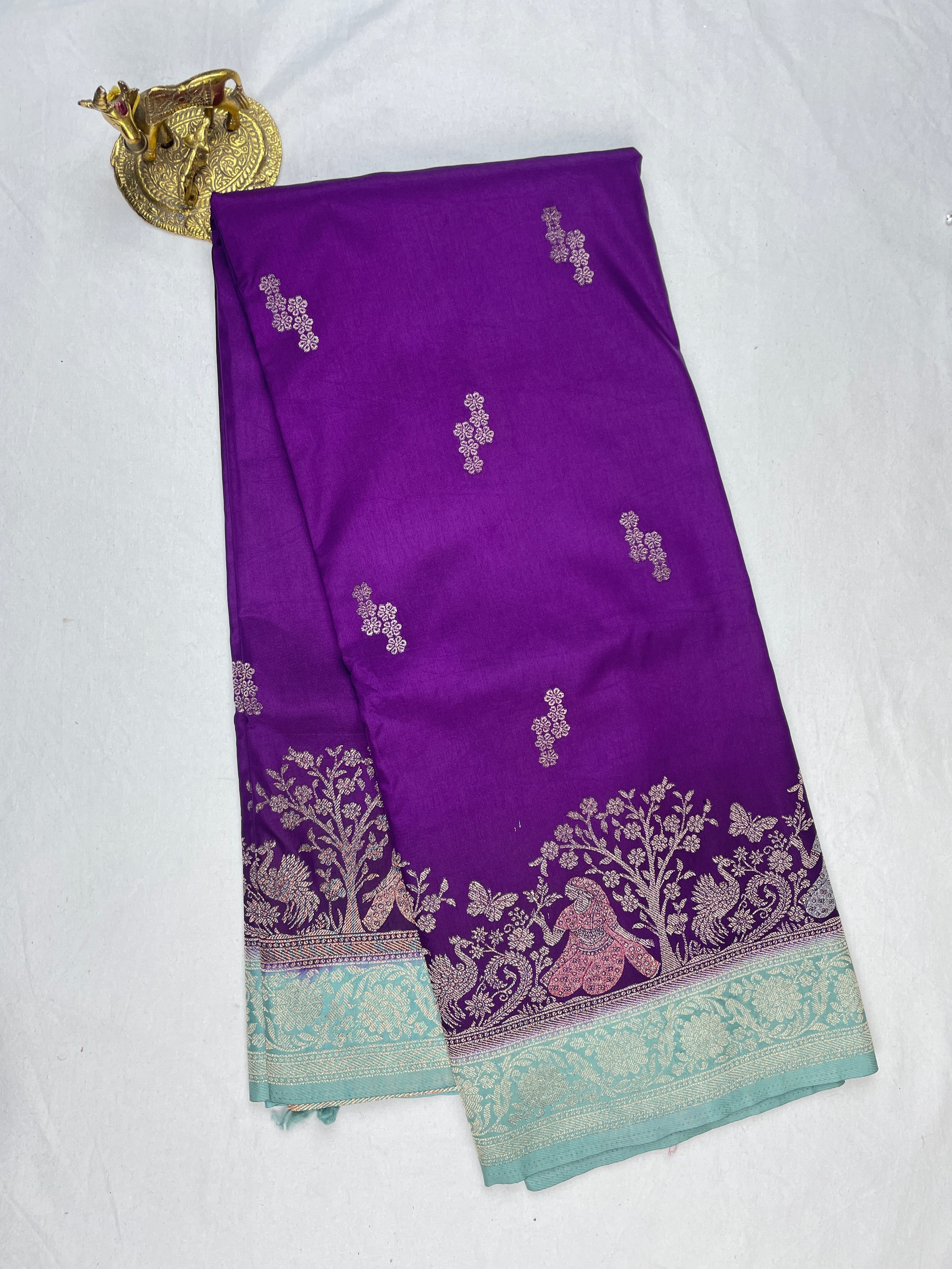Malai Silk Saree Party wear