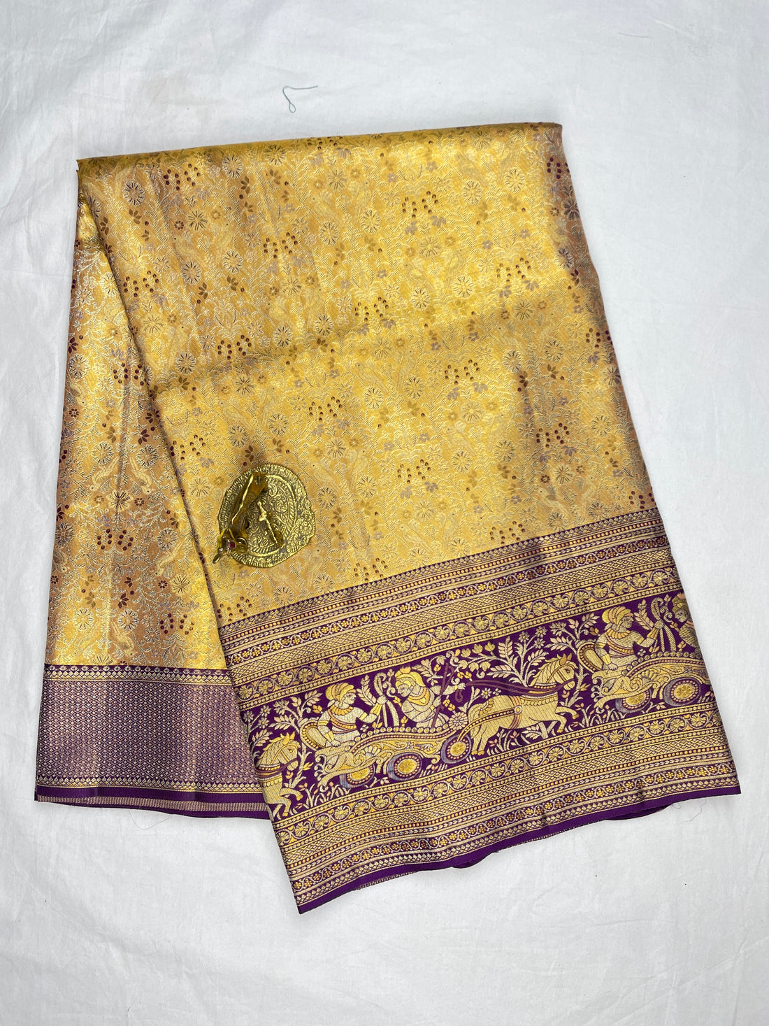 4K weaving Pure Handloom Kanchipattu sarees