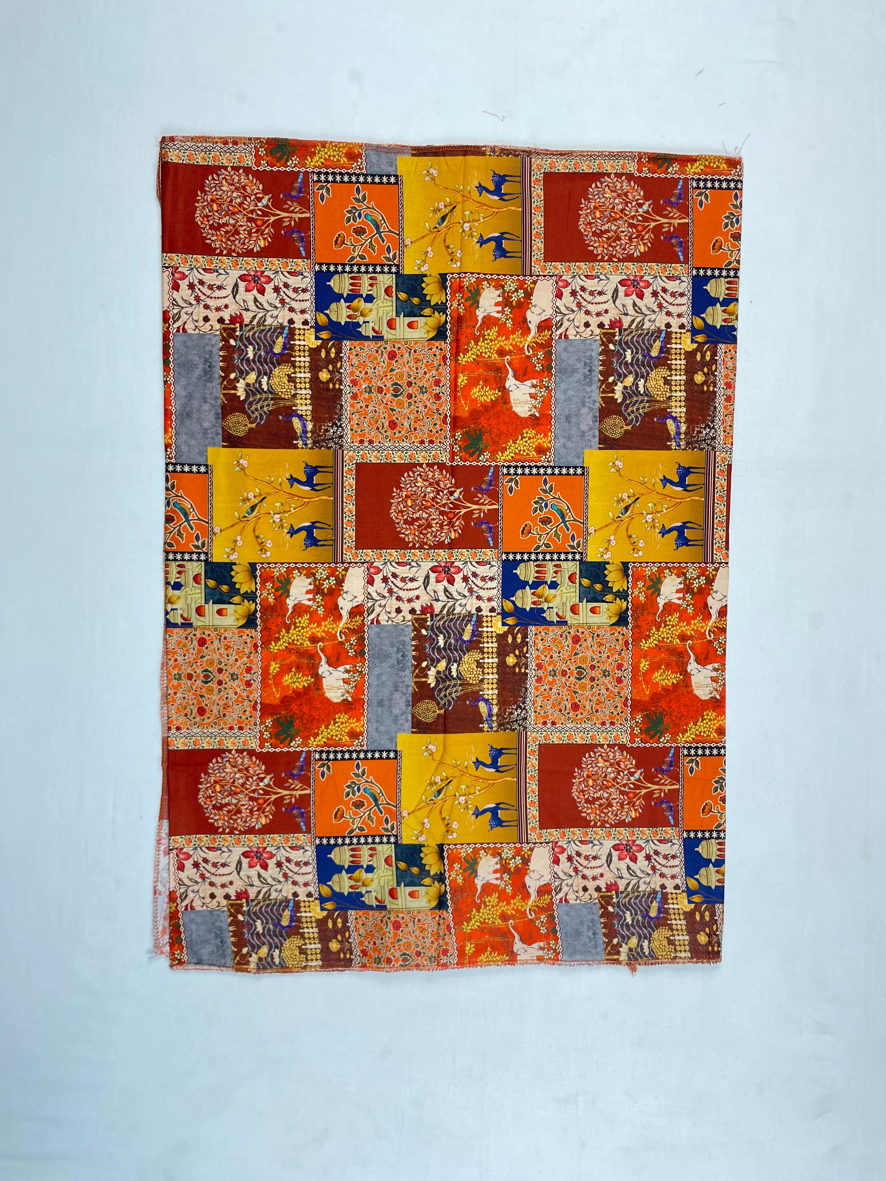 Pure Cotton Kardhana work 3 piece kurti set