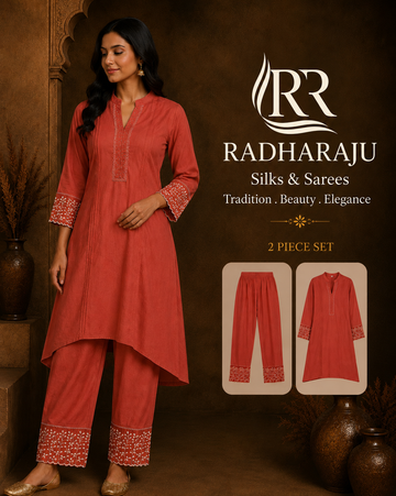 Pure Cotton 2 piece kurti set