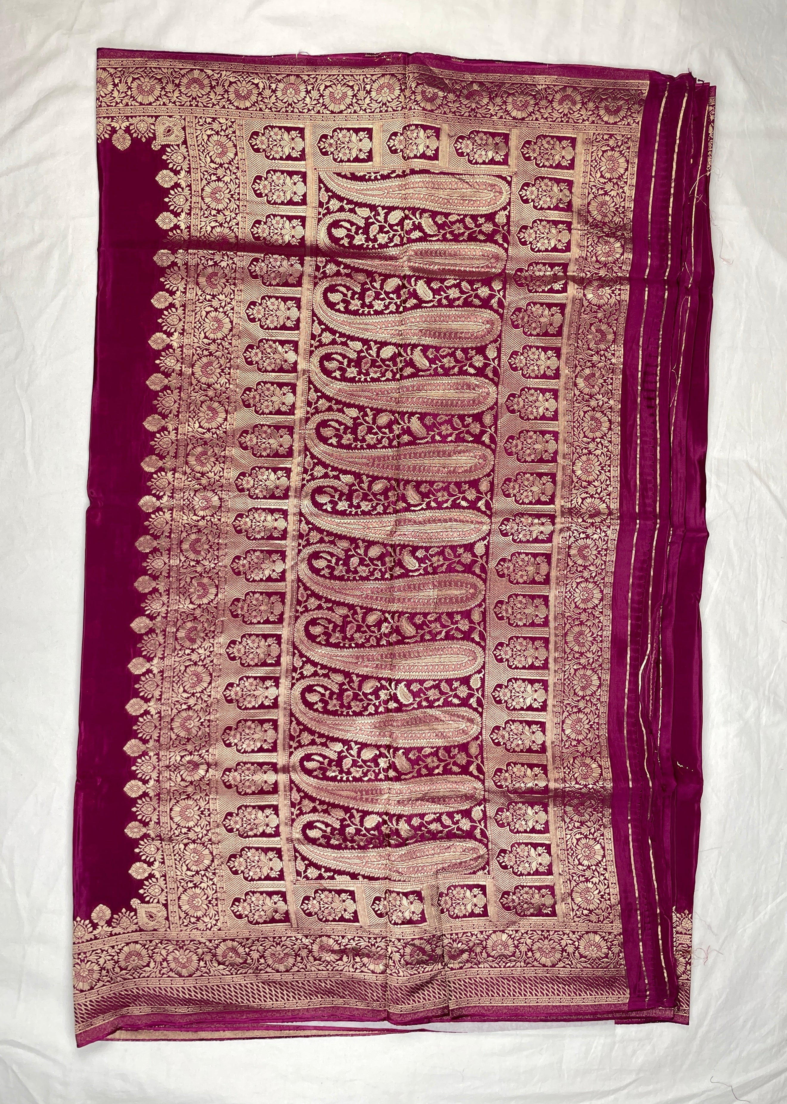 Russian silk Party ware saree.