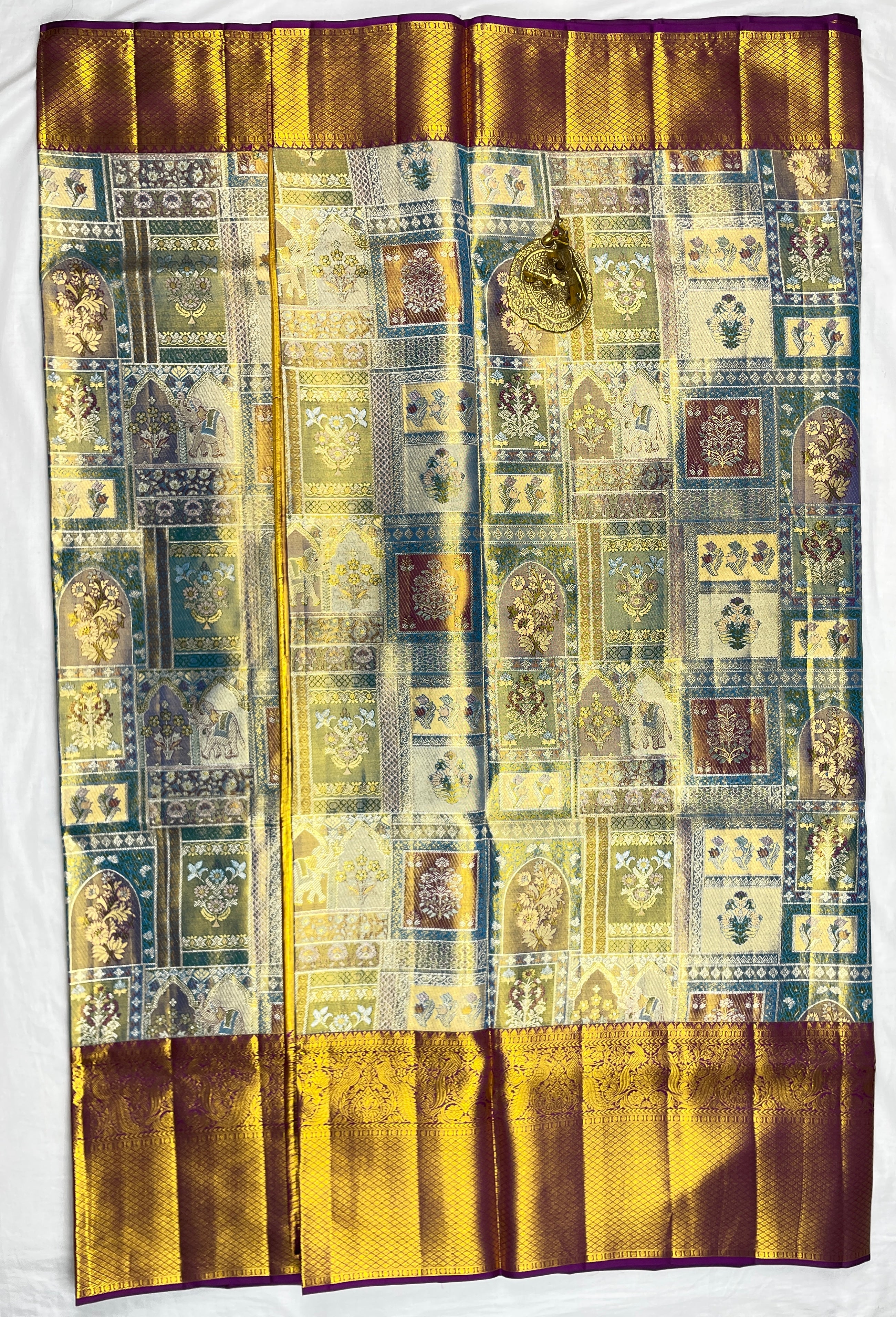 4K weaving Kanchipattu Pure Handloom Saree