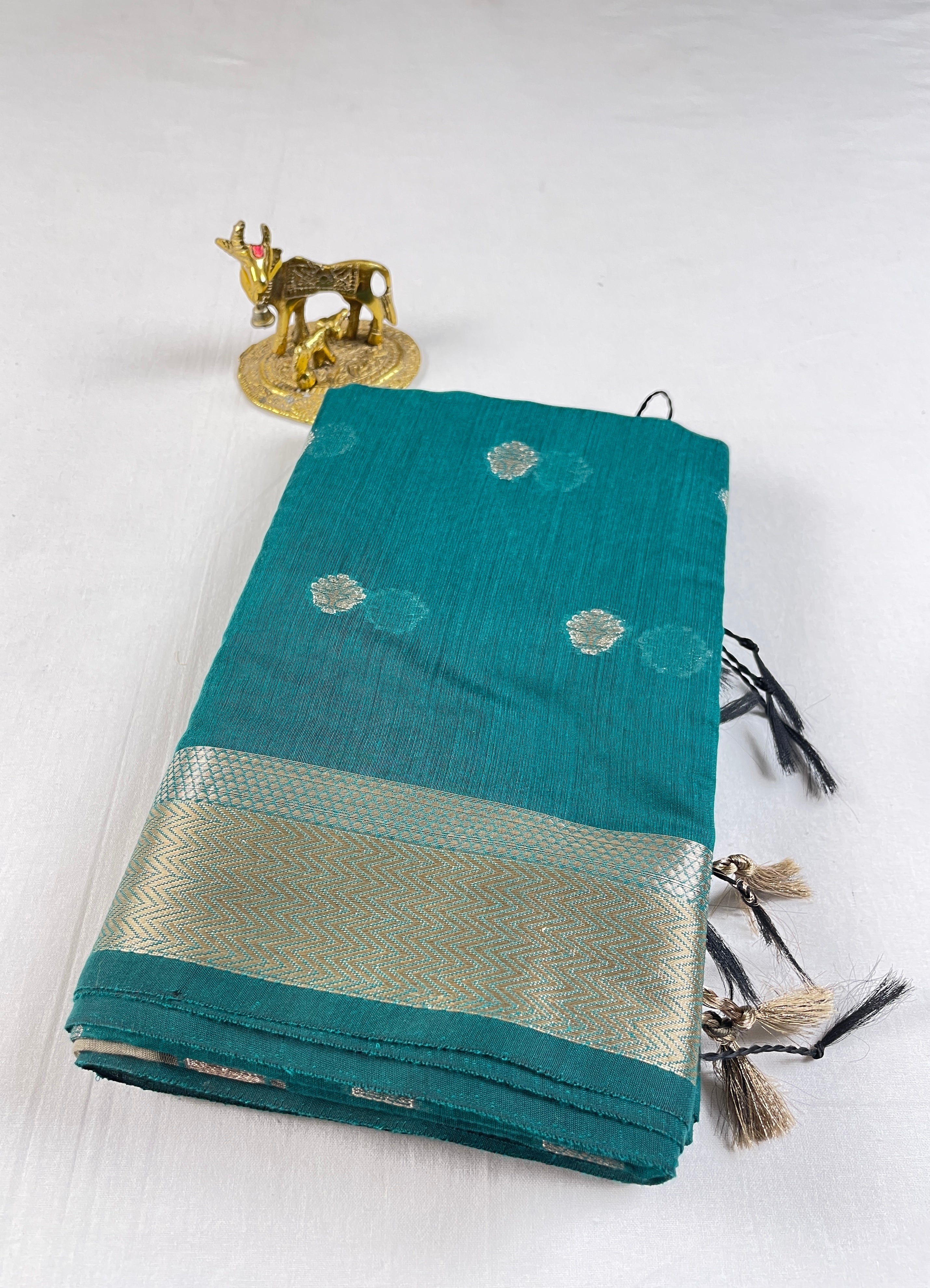 Mangalagiri Silk fancy Saree motif Design