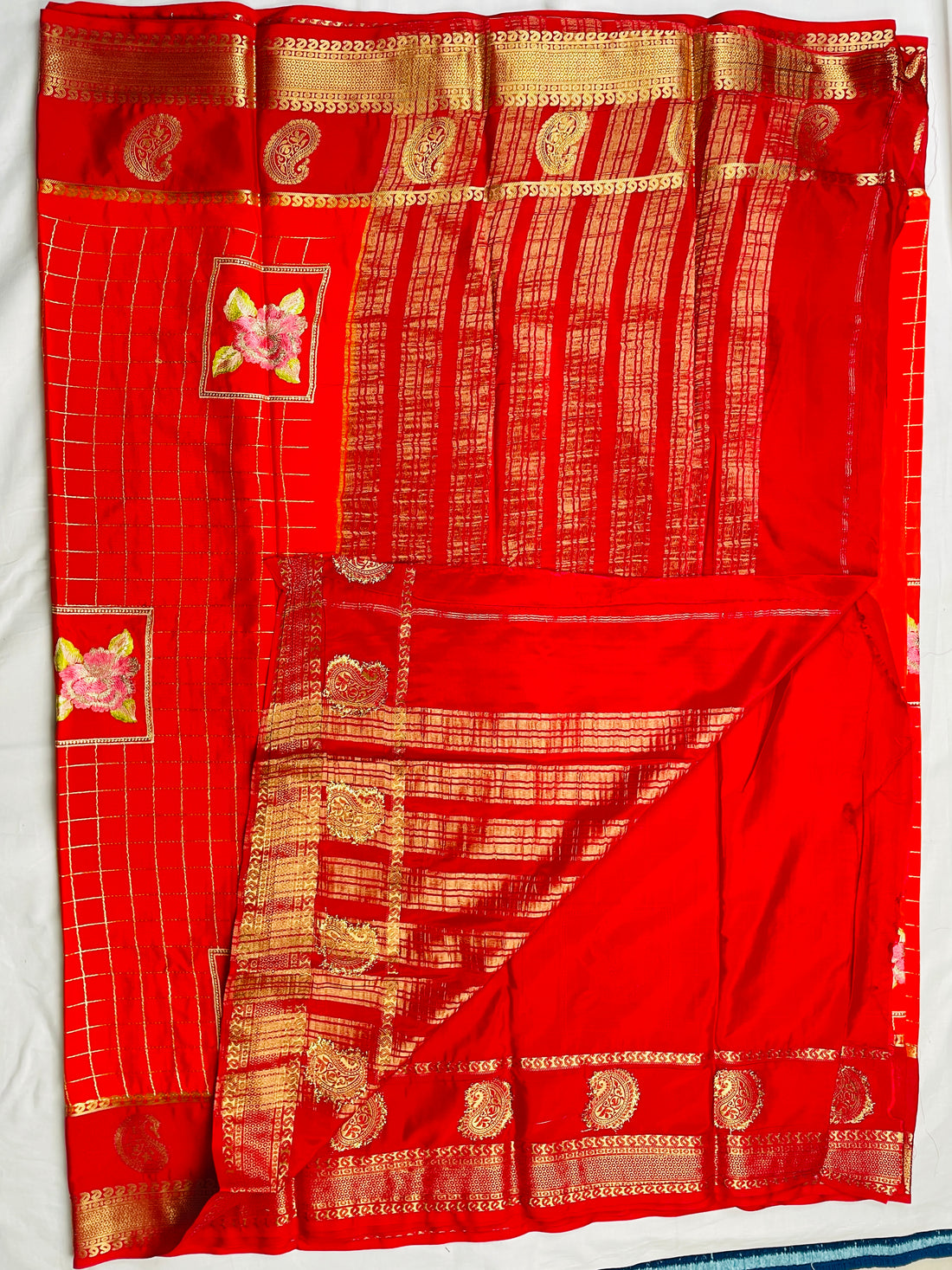 Pure Mysore crape Sarees