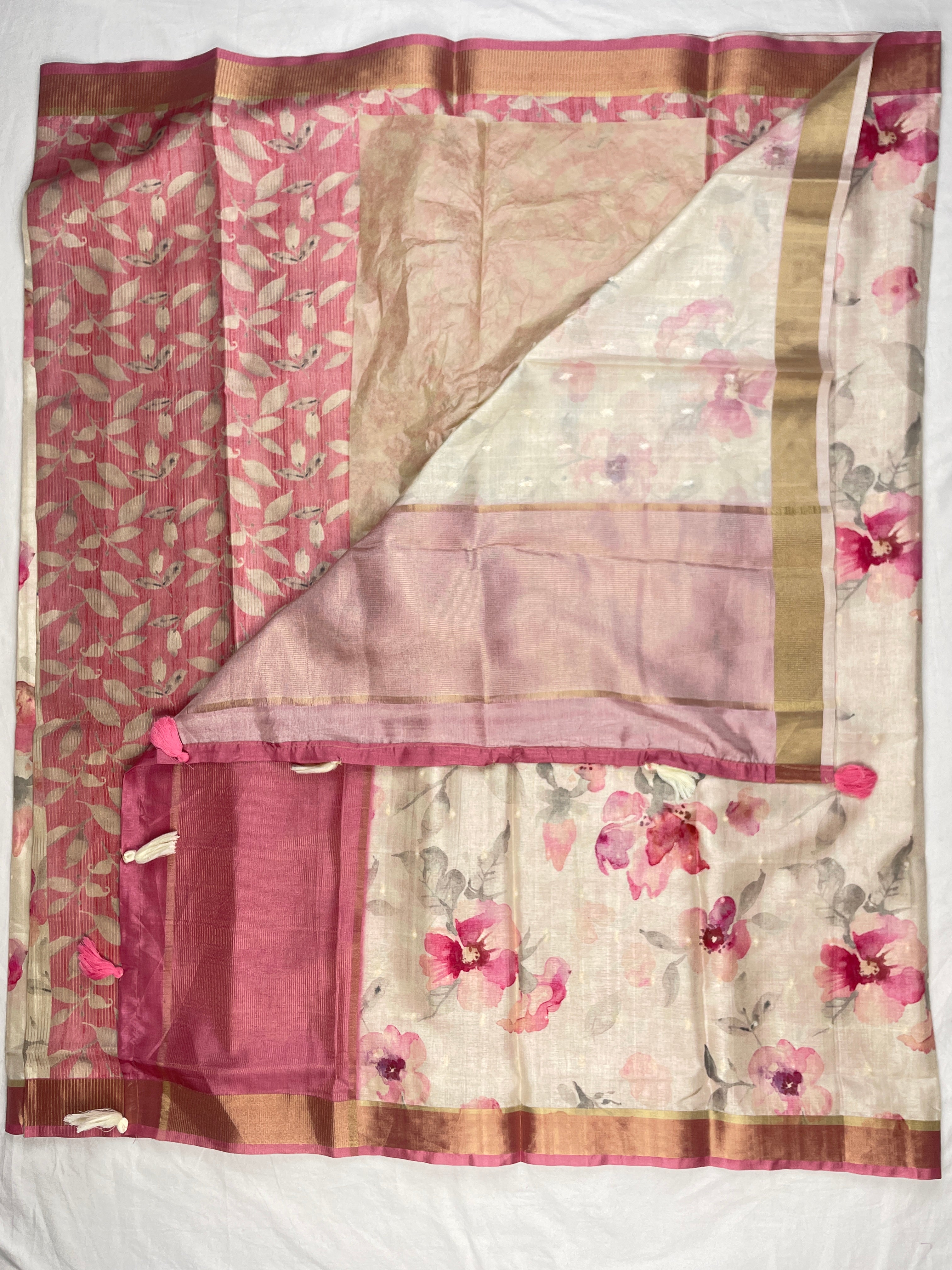 Viscos Tussar Saree
