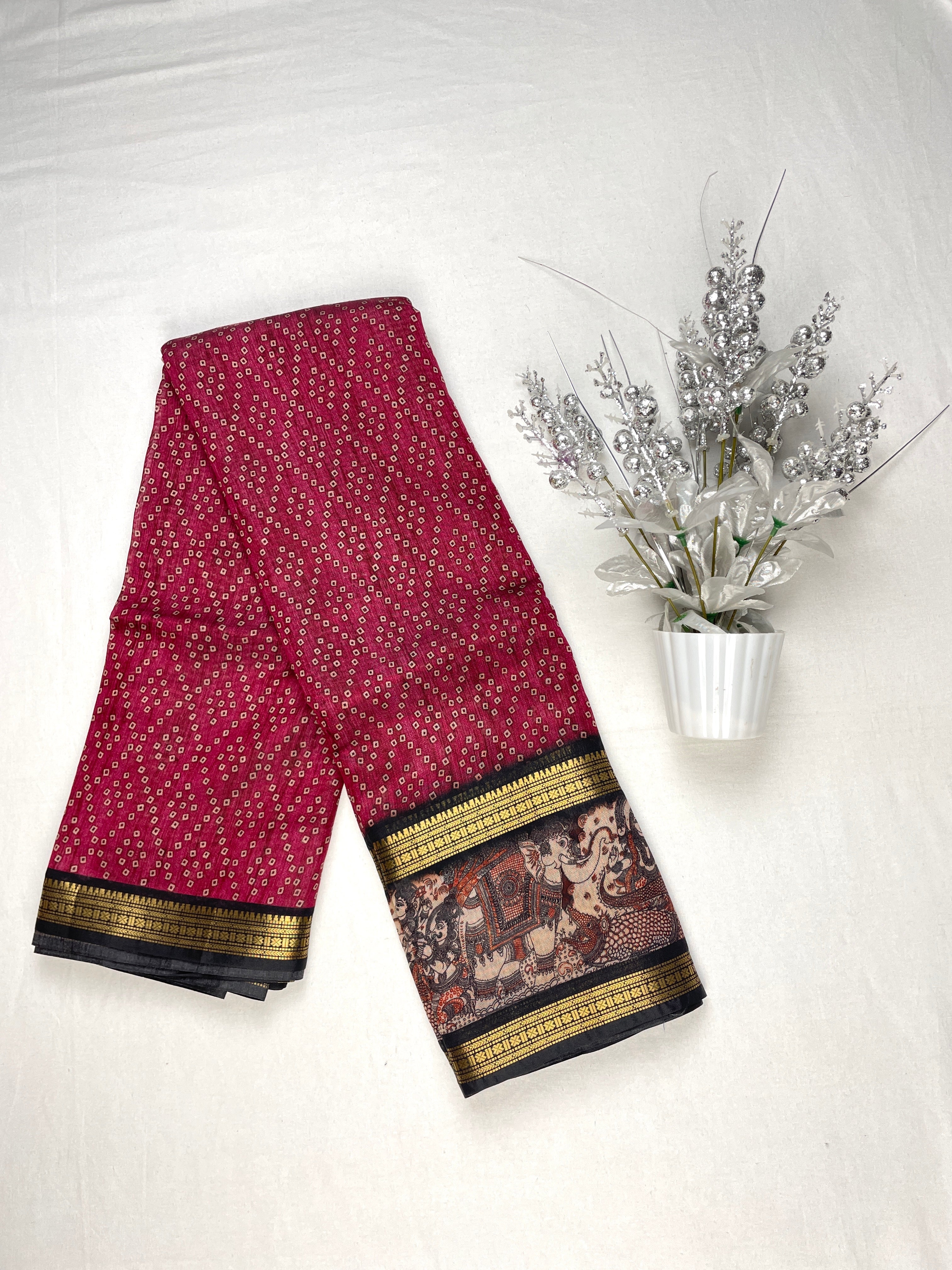 Maheshwari Silk Saree