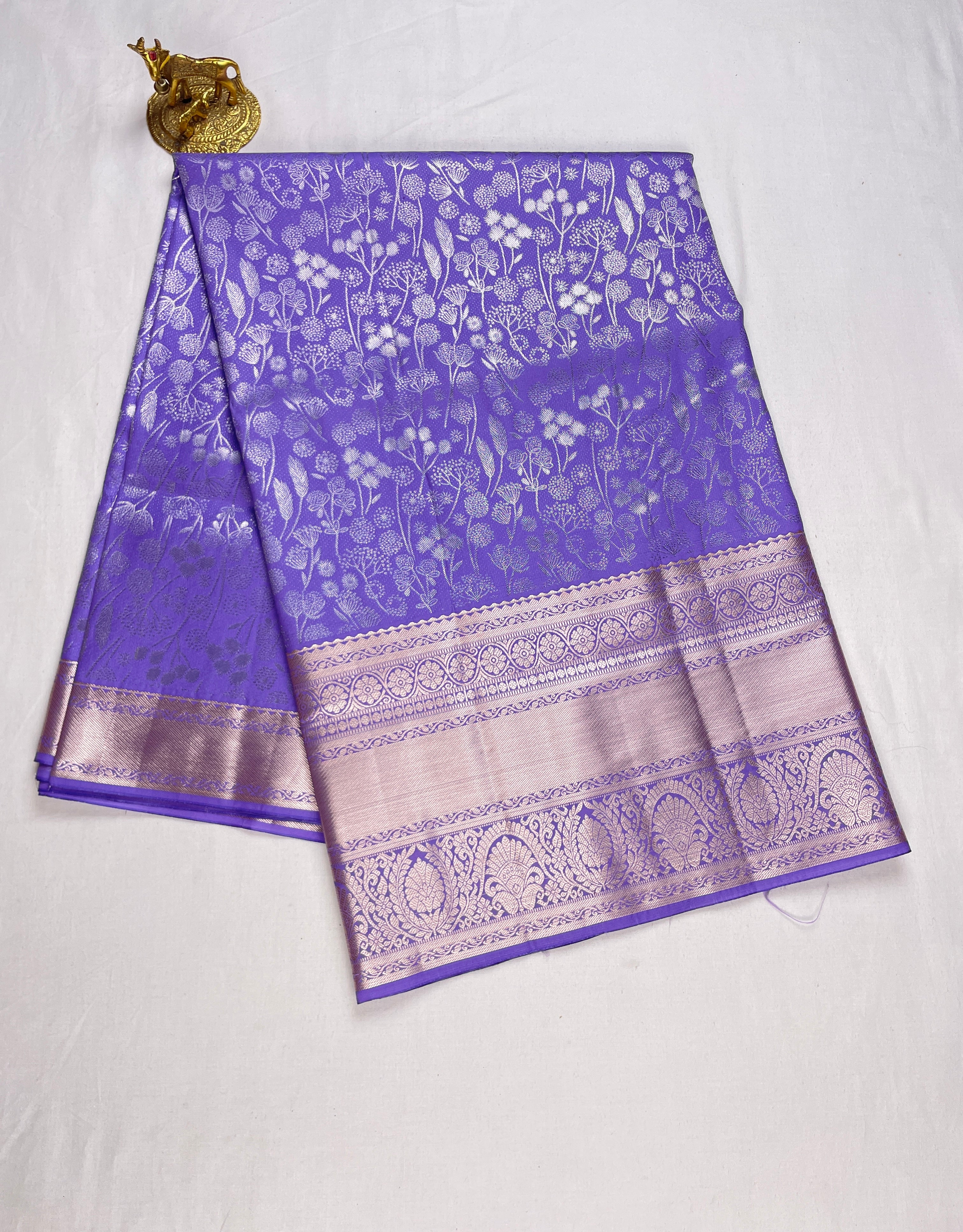 Kanchipattu Meenakari Design Sarees