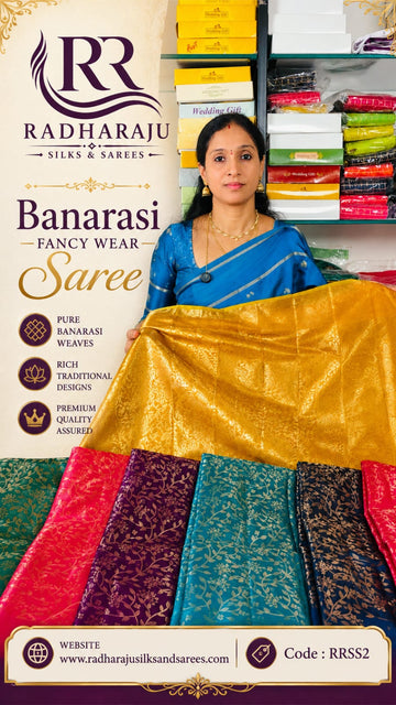 Premium Banarasi fancy saree