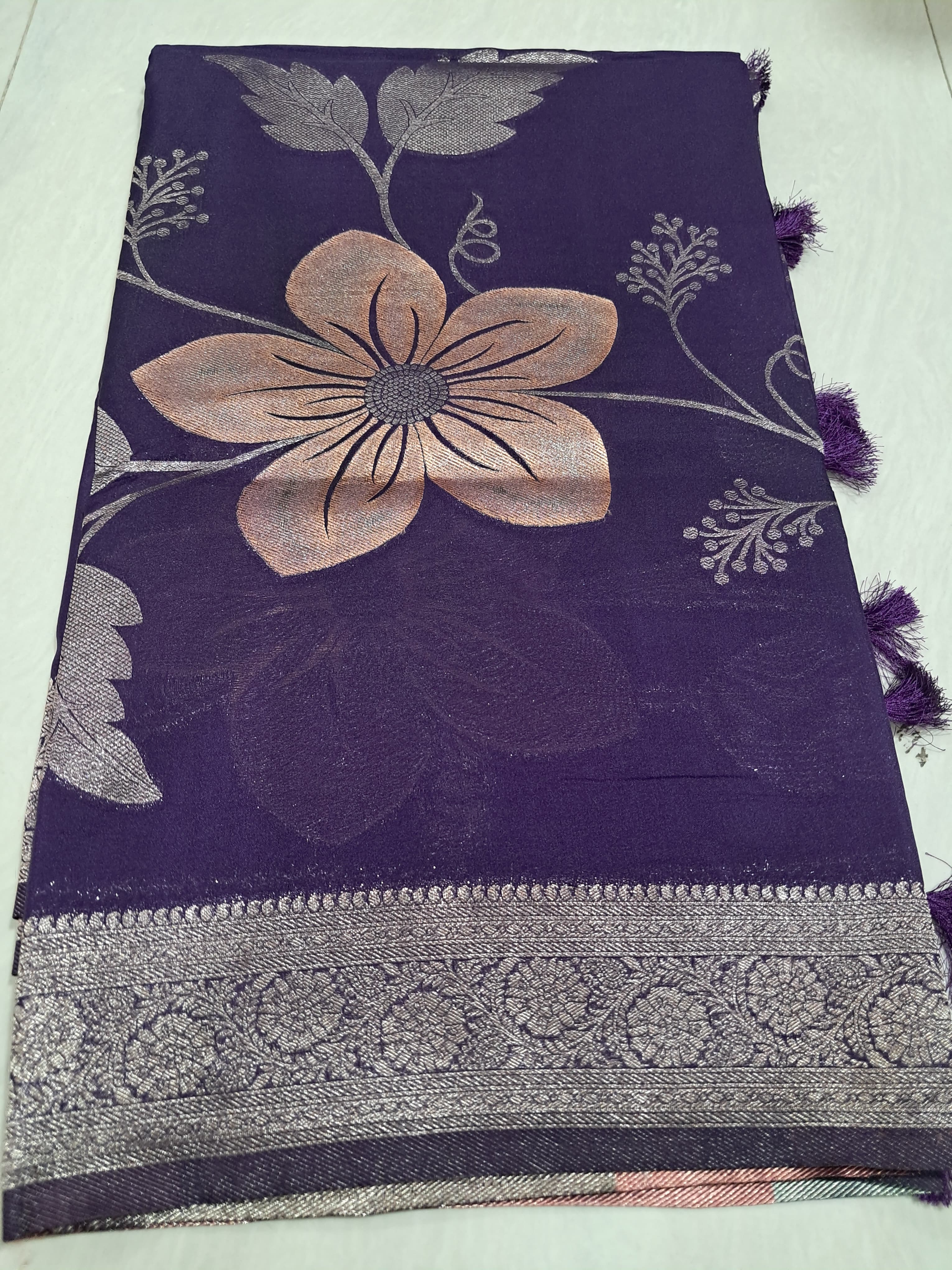Premium Tussar Silk Saree