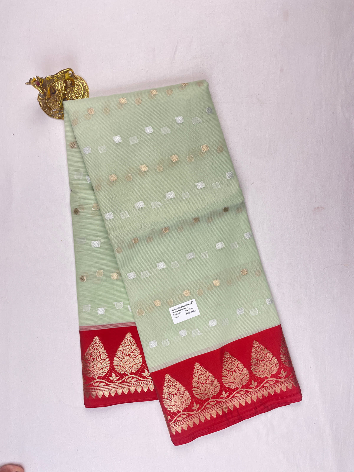 Banarasi Katan soft silk saree chunri Buti