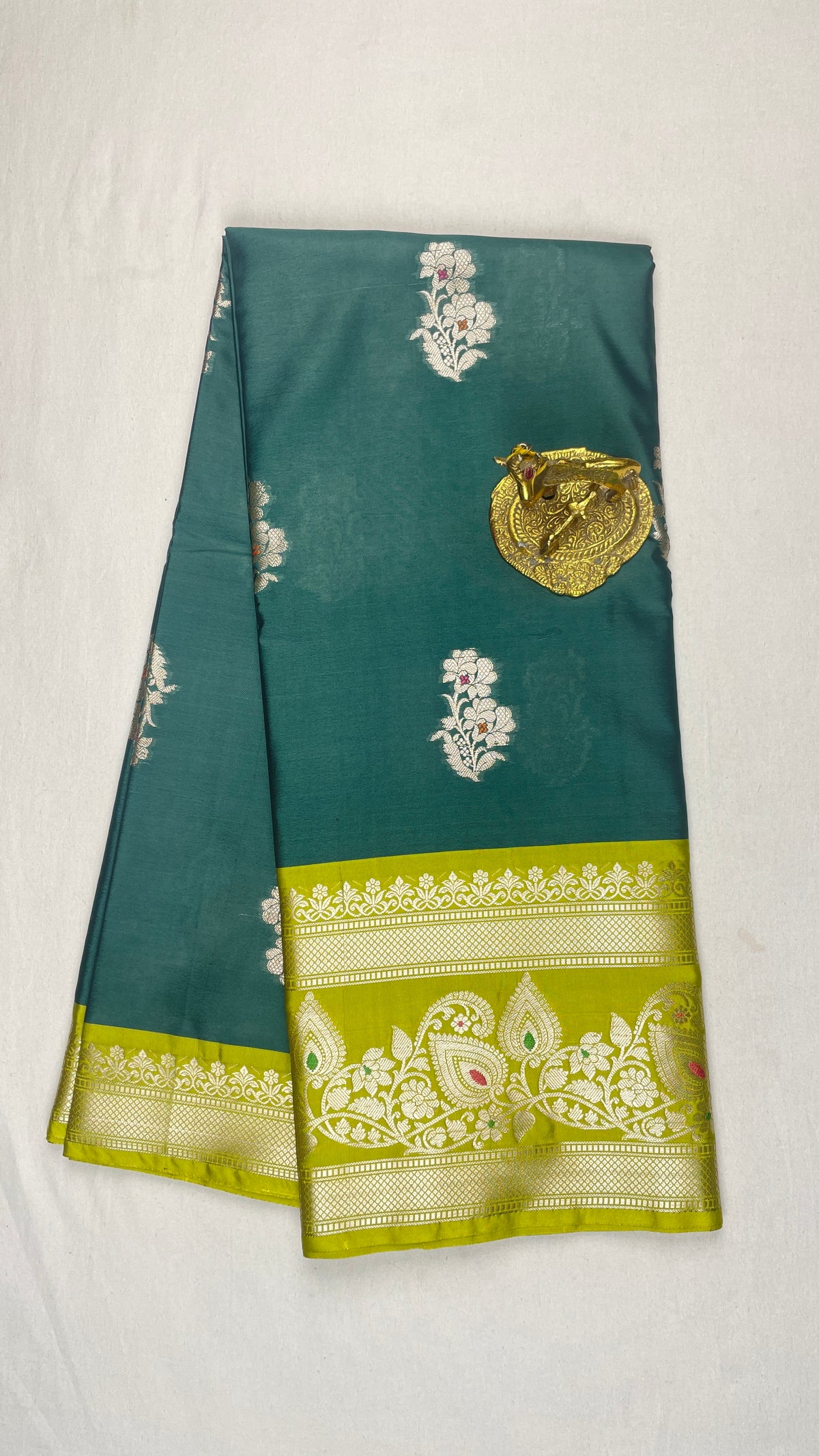 Banarasi Katan soft silk saree chunri Buti