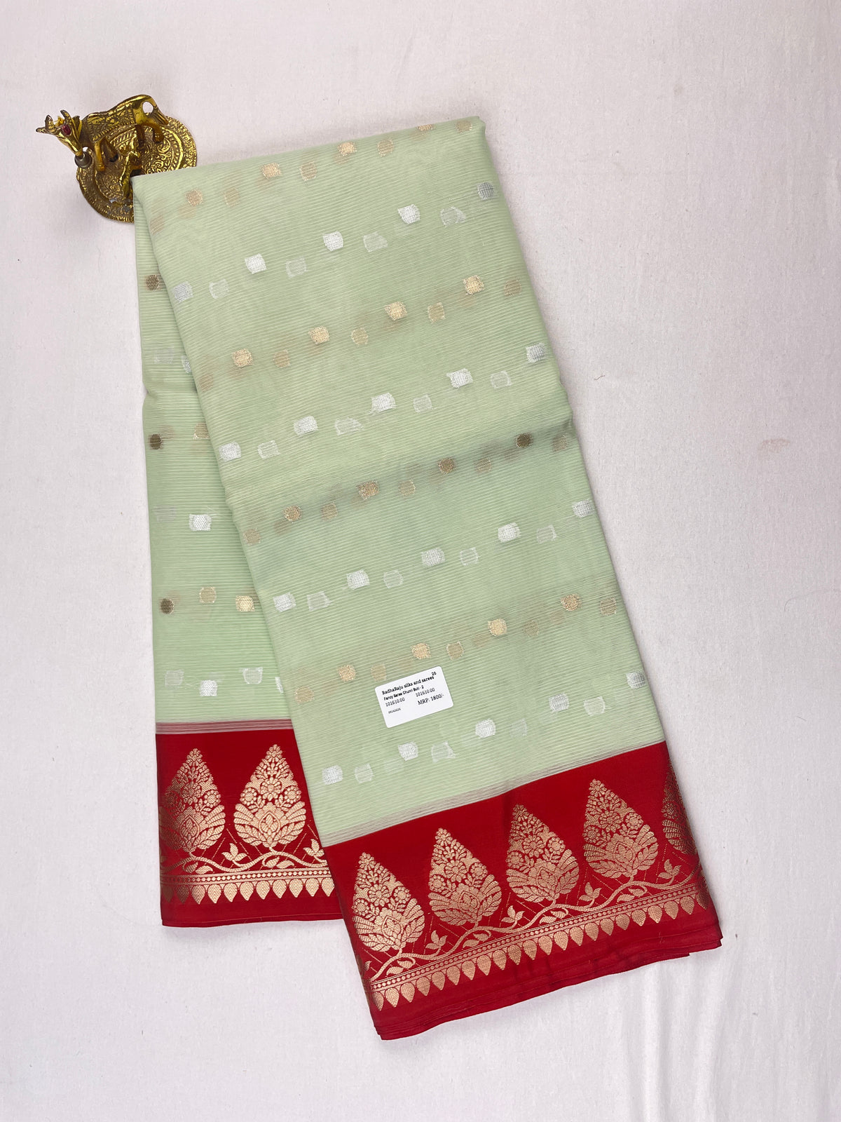 Banarasi Katan soft silk saree chunri Buti