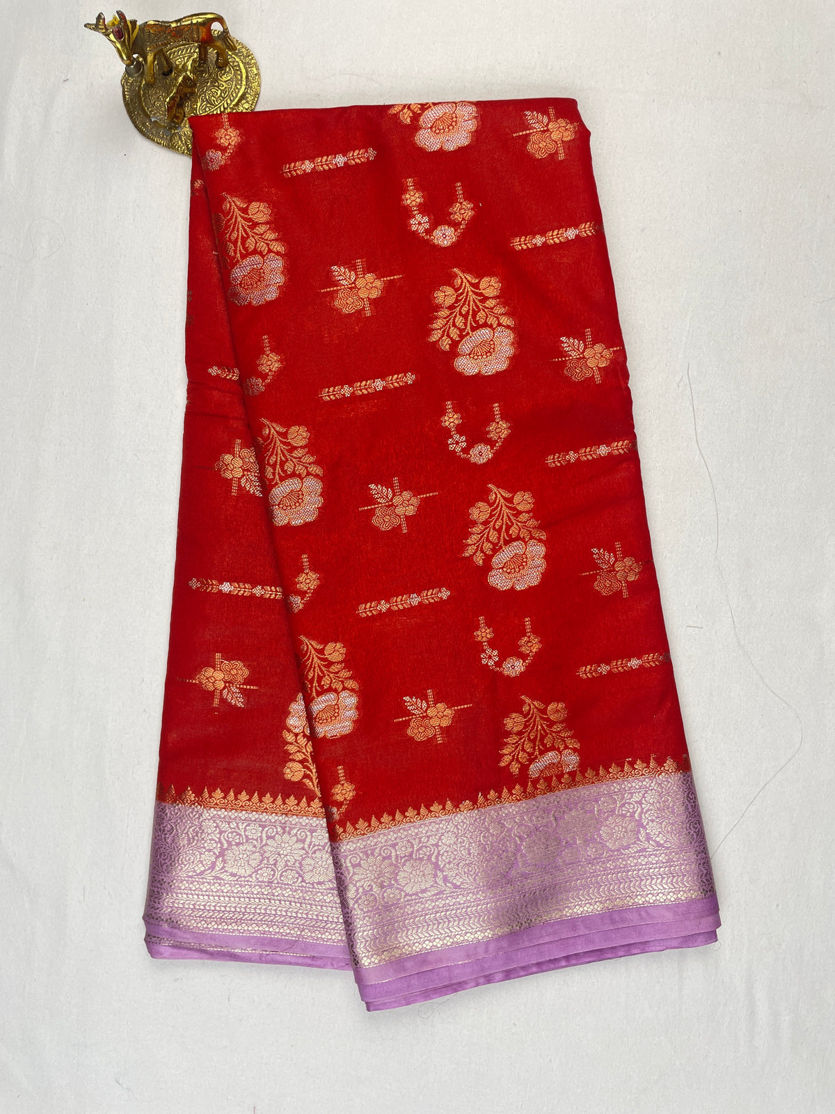 Banarasi Dyeable katan Dupion Silk saree