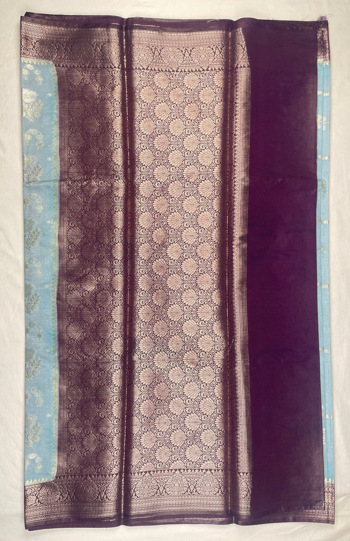 Banarasi Dyeable katan Dupion Silk saree