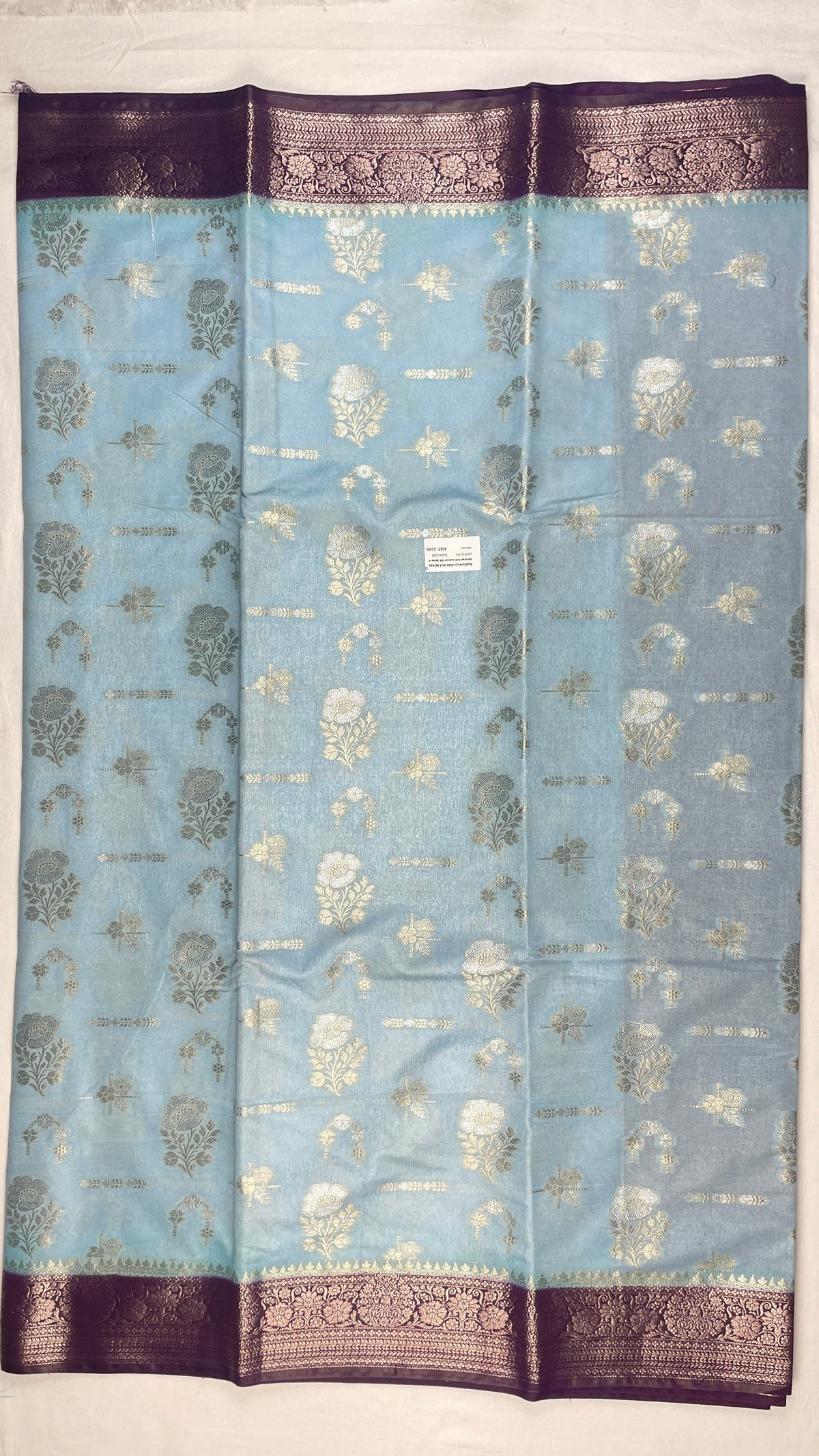 Banarasi Dyeable katan Dupion Silk saree