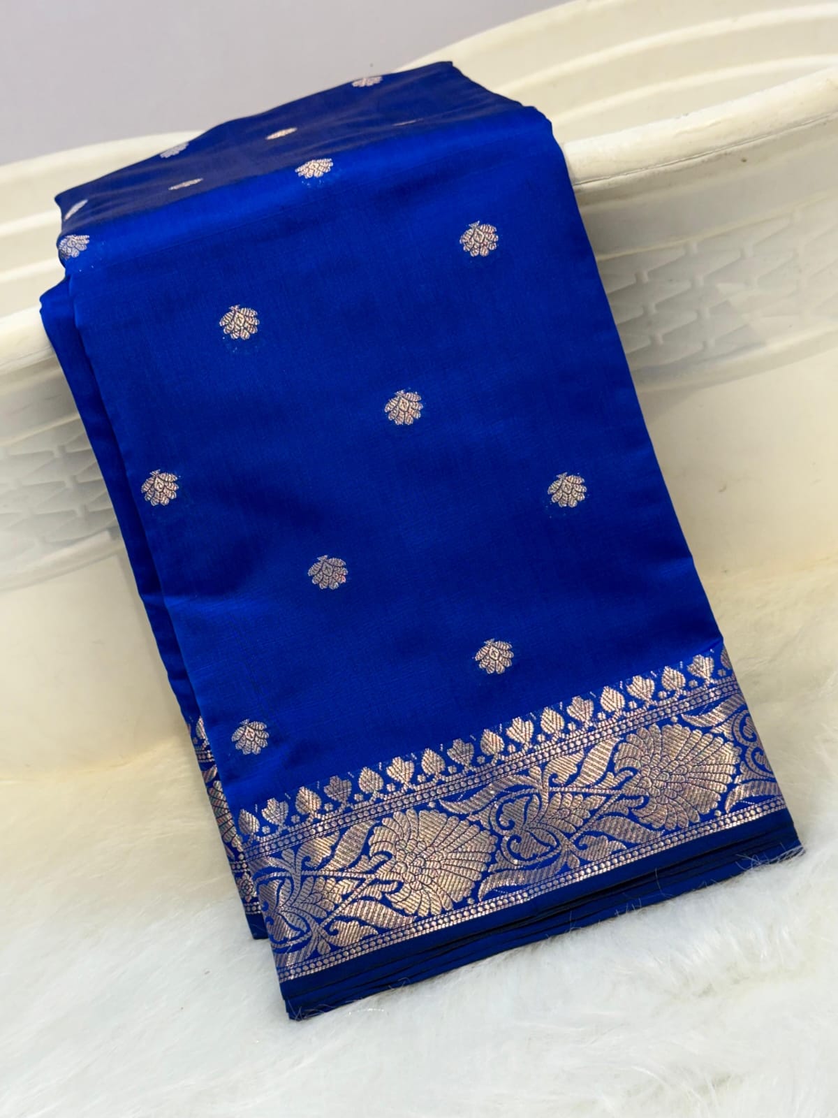 Premium Banarasi Semi katan silk Soft Saree