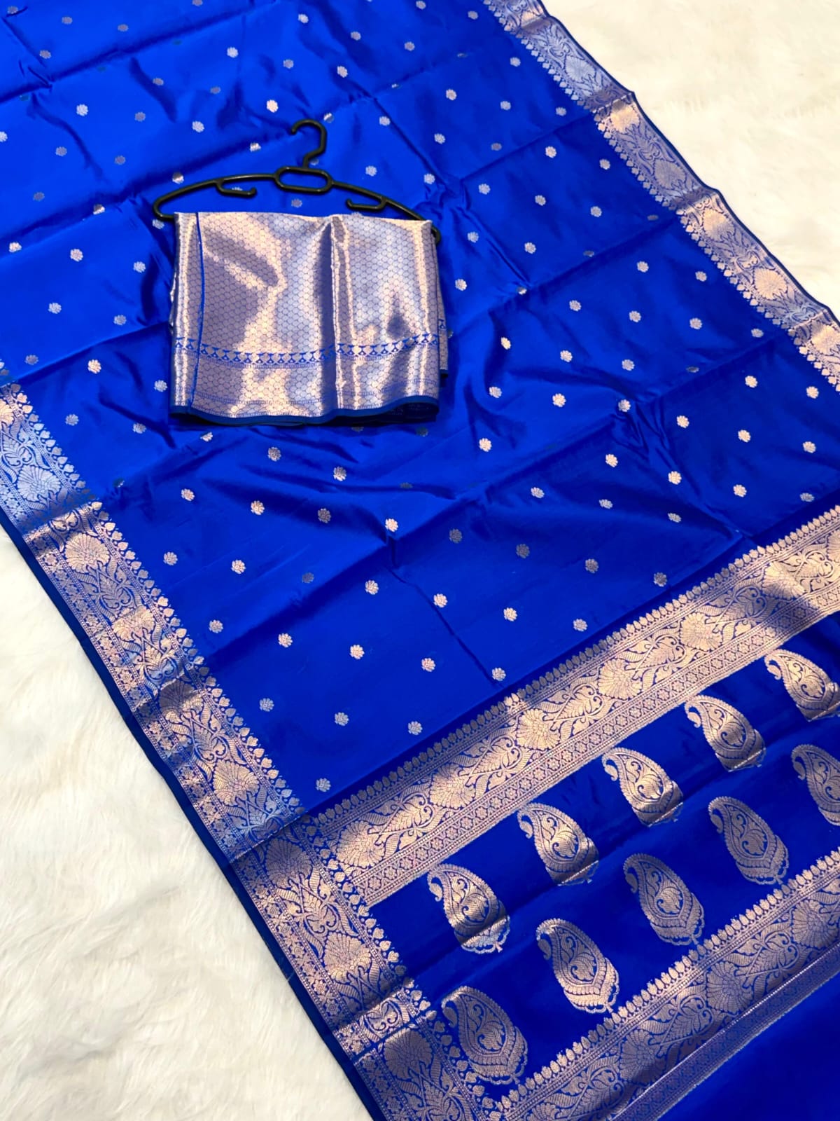 Premium Banarasi Semi katan silk Soft Saree