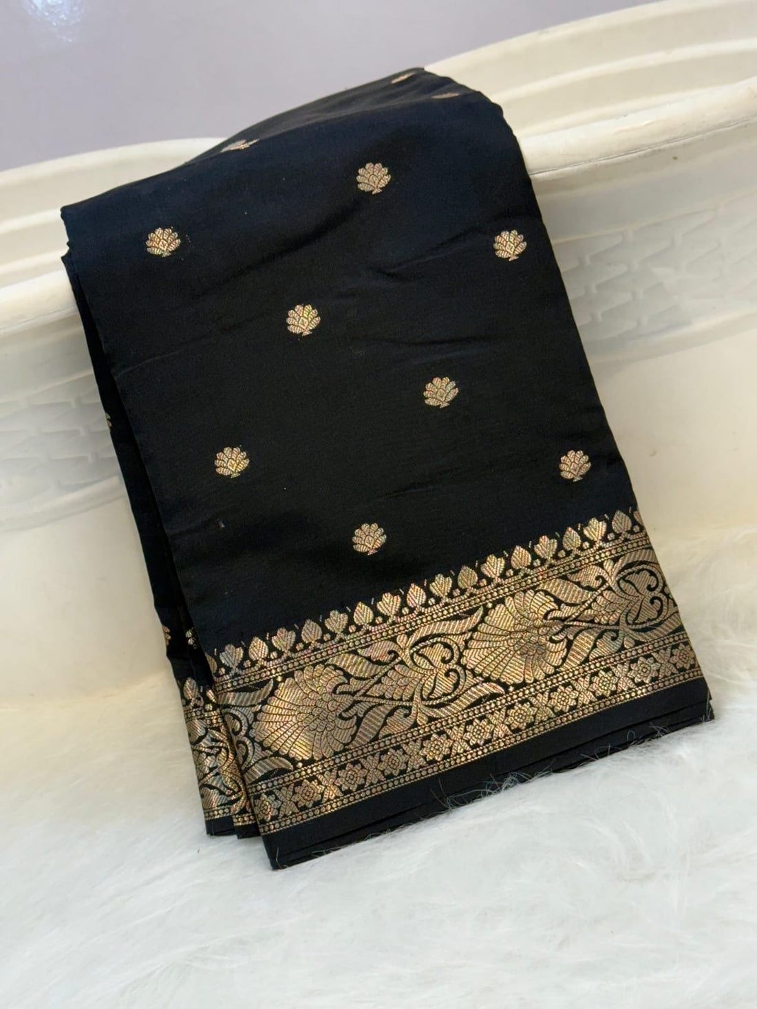 Premium Banarasi Semi katan silk Soft Saree