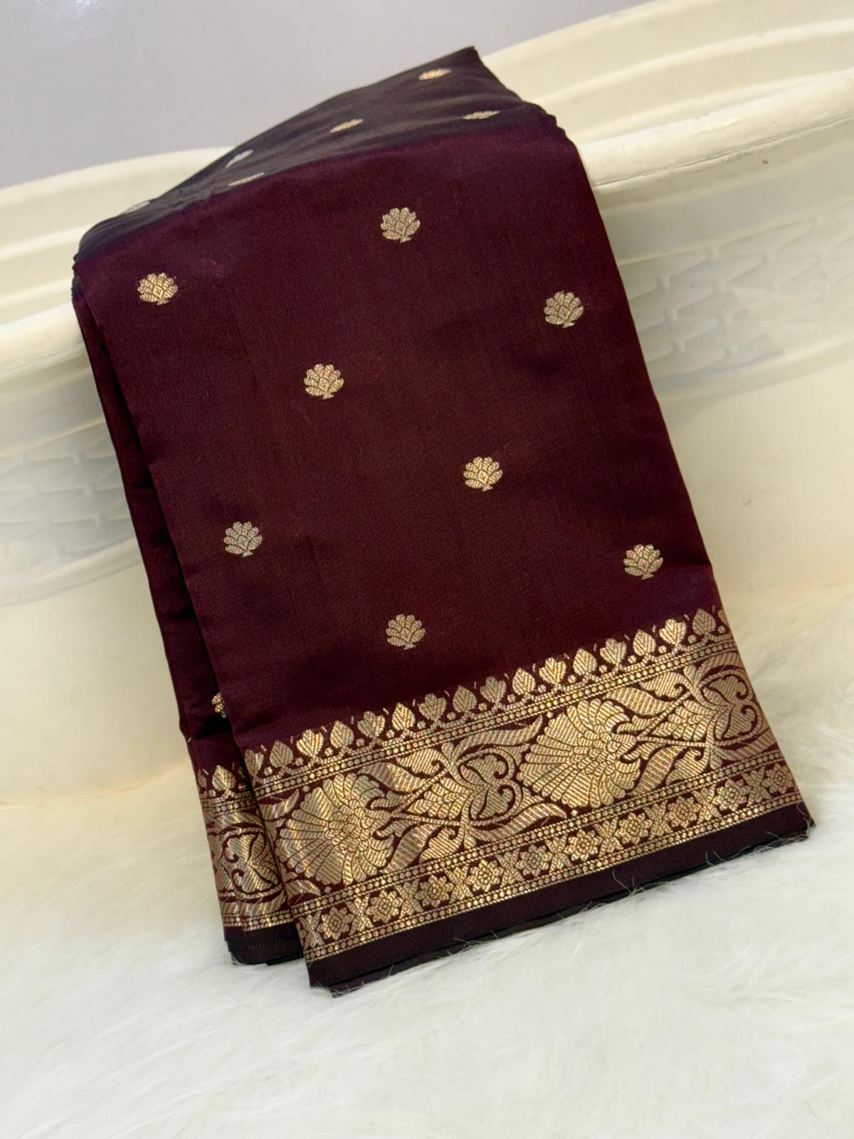 Premium Banarasi Semi katan silk Soft Saree
