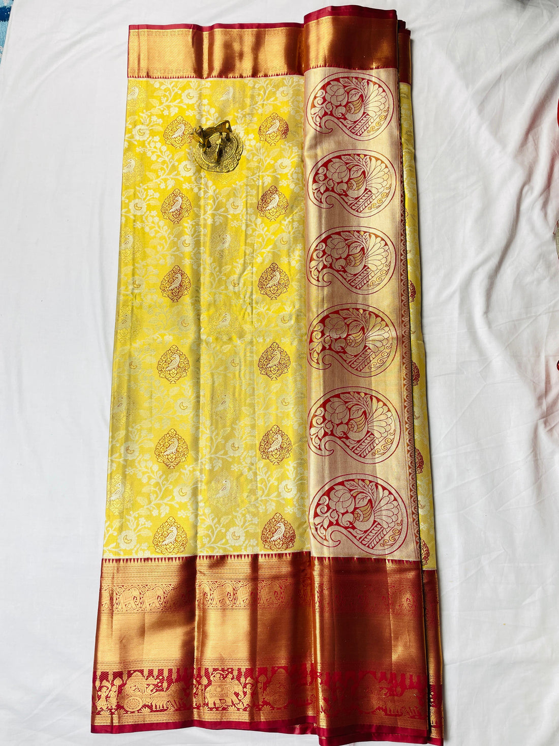 Mini Kanchi Pattu Bridal Sarres