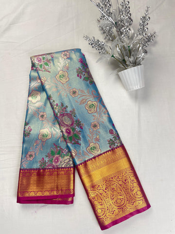 Mini Kanchi Pattu Bridal Sarees