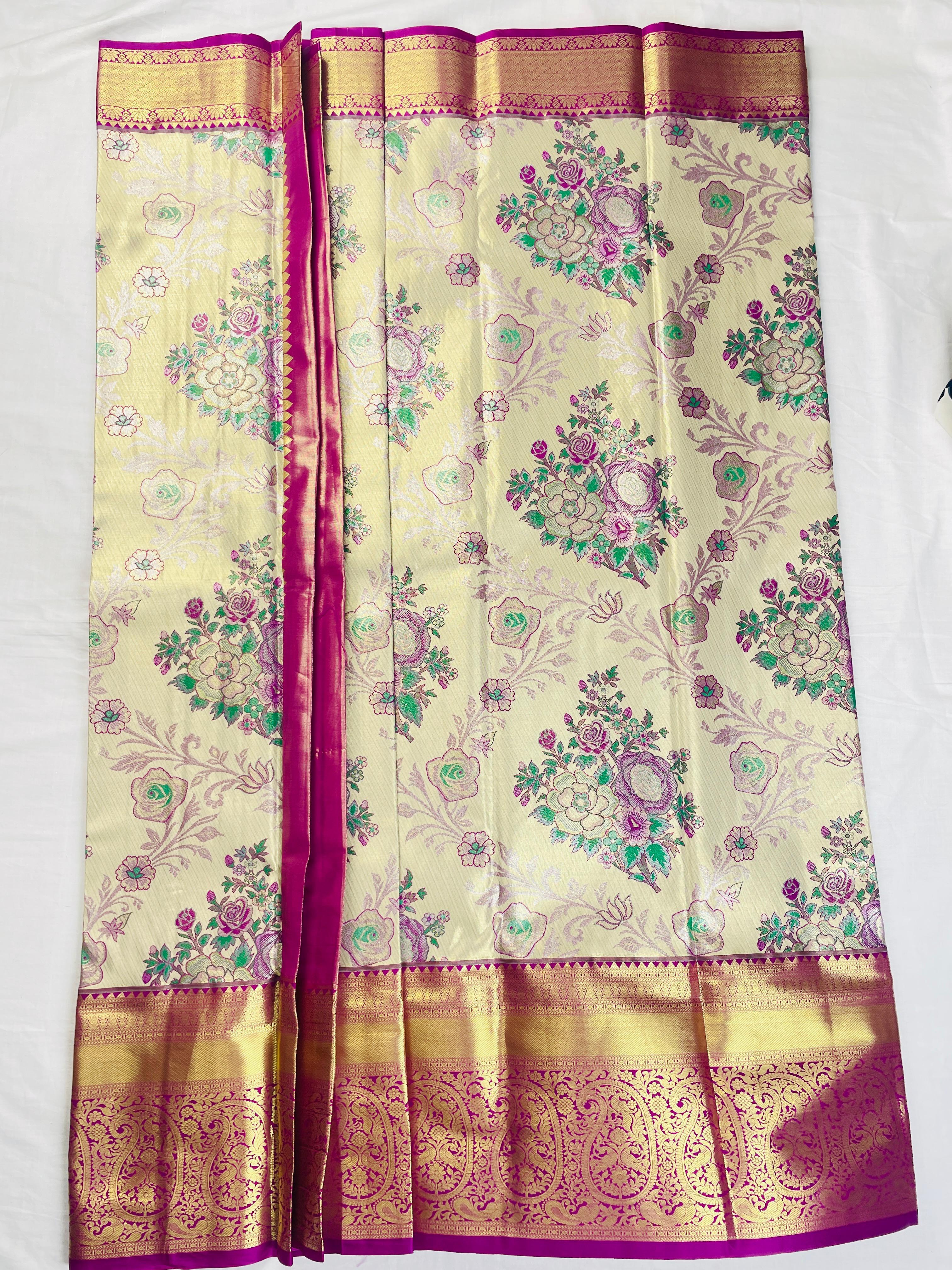 Mini Kanchi Pattu Bridal Sarees
